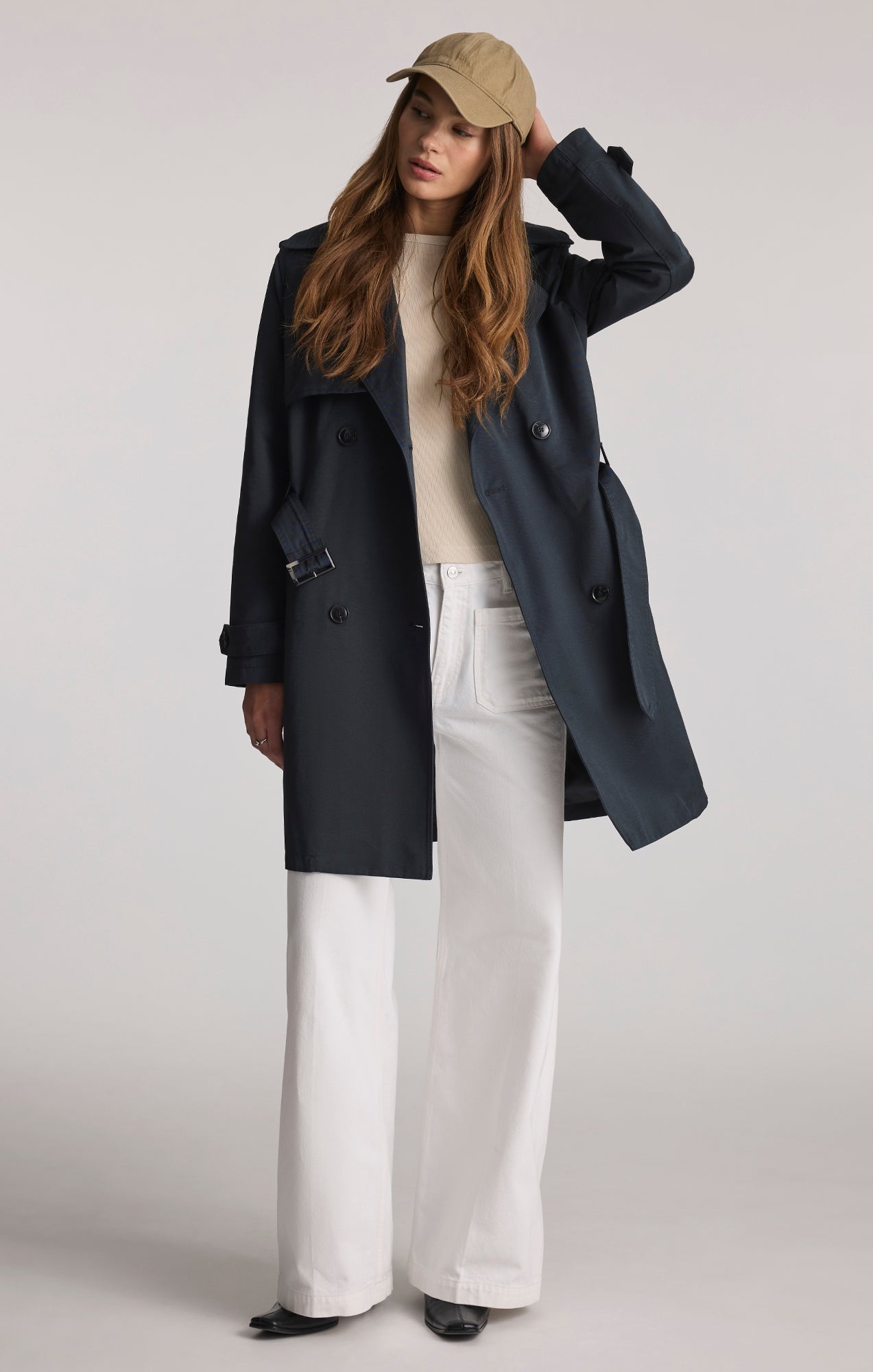 CHRISTINE WIDE LEG IN WHITE CLASSIC DENIM - Mavi Jeans