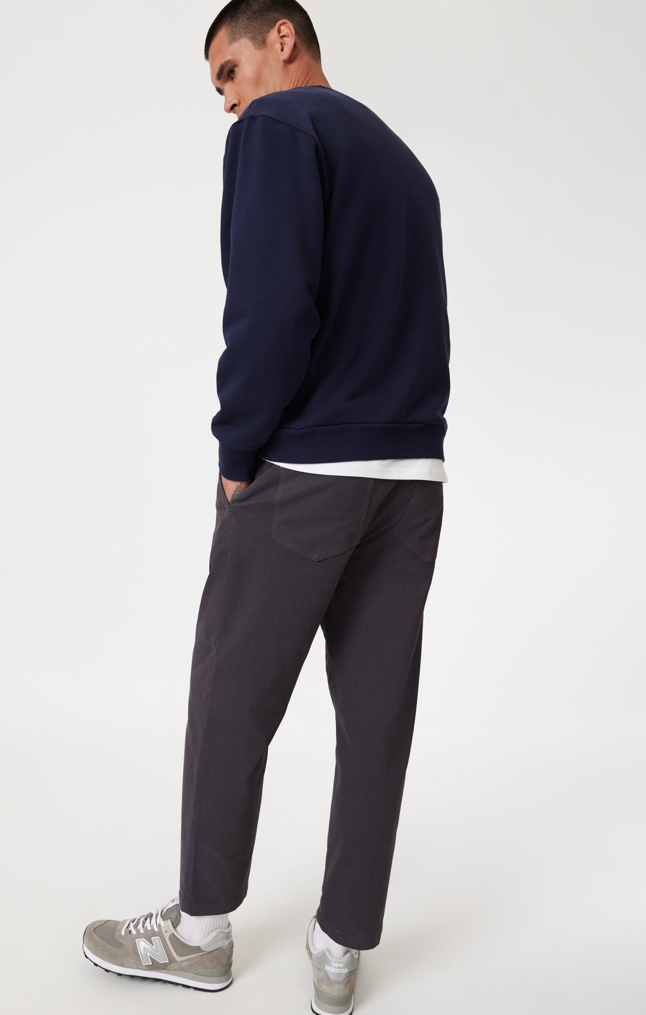 RYDER SLIM STRAIGHT LEG IN STEEL ATHLETIC - Mavi Jeans