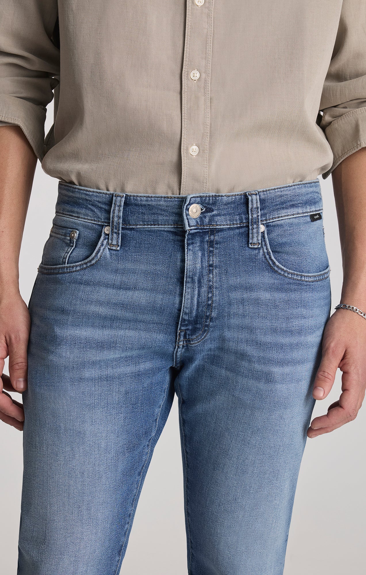 MARCUS SLIM STRAIGHT LEG IN LIGHT USED BRUSHED CLASSIC VINTAGE - Mavi Jeans