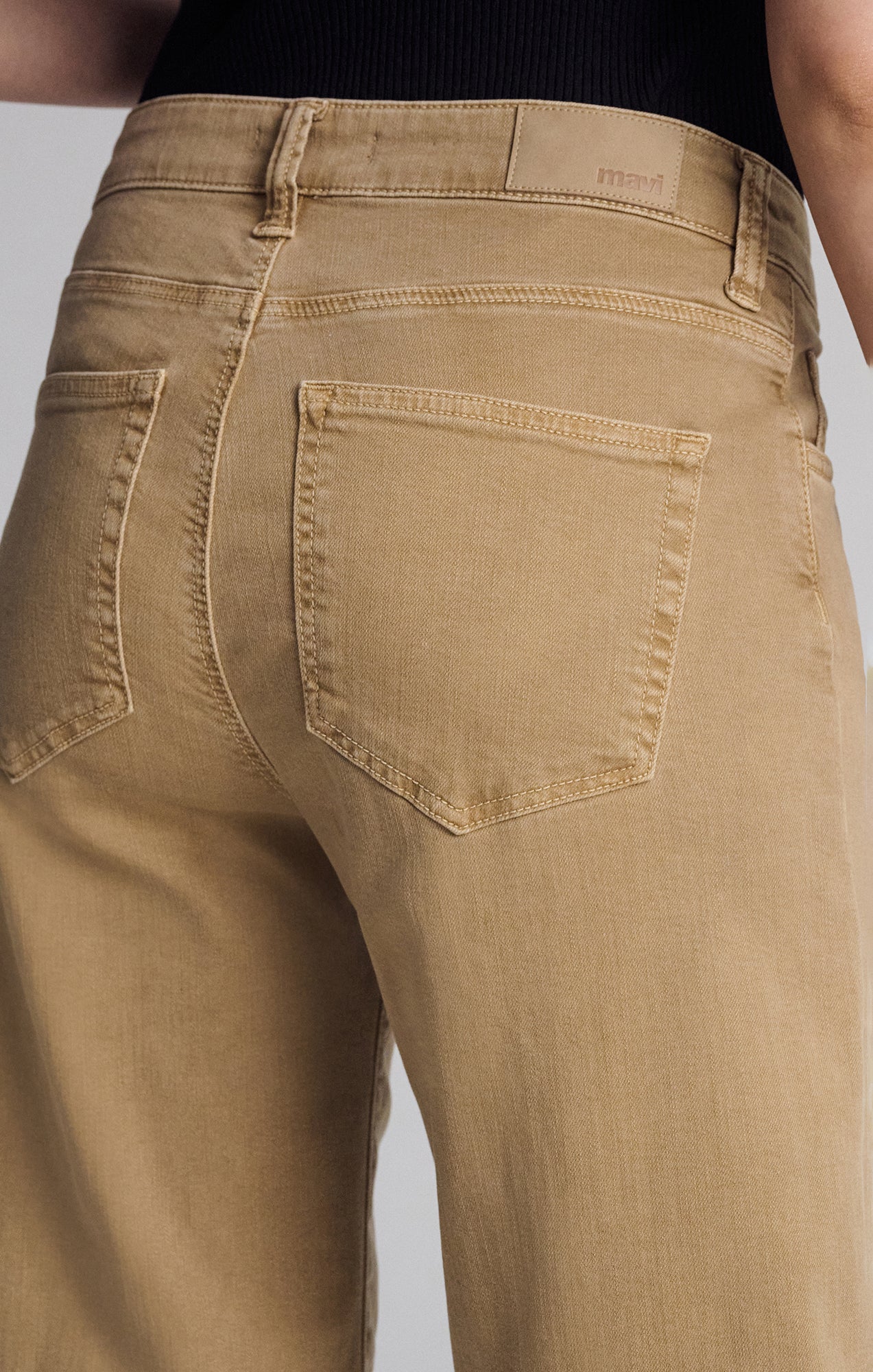 PALOMA WIDE LEG IN LIGHT CAMEL FLEX BLUE - Mavi Jeans