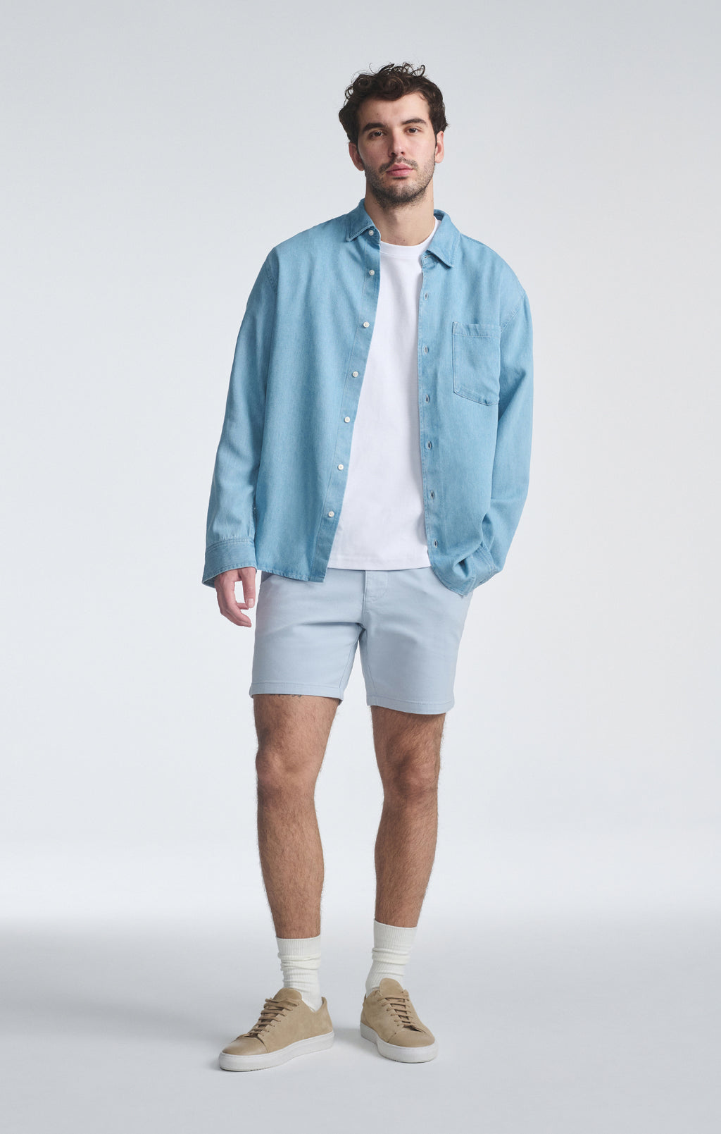 NATE SHORTS IN ICE BLUE ATHLETIC - Mavi Jeans