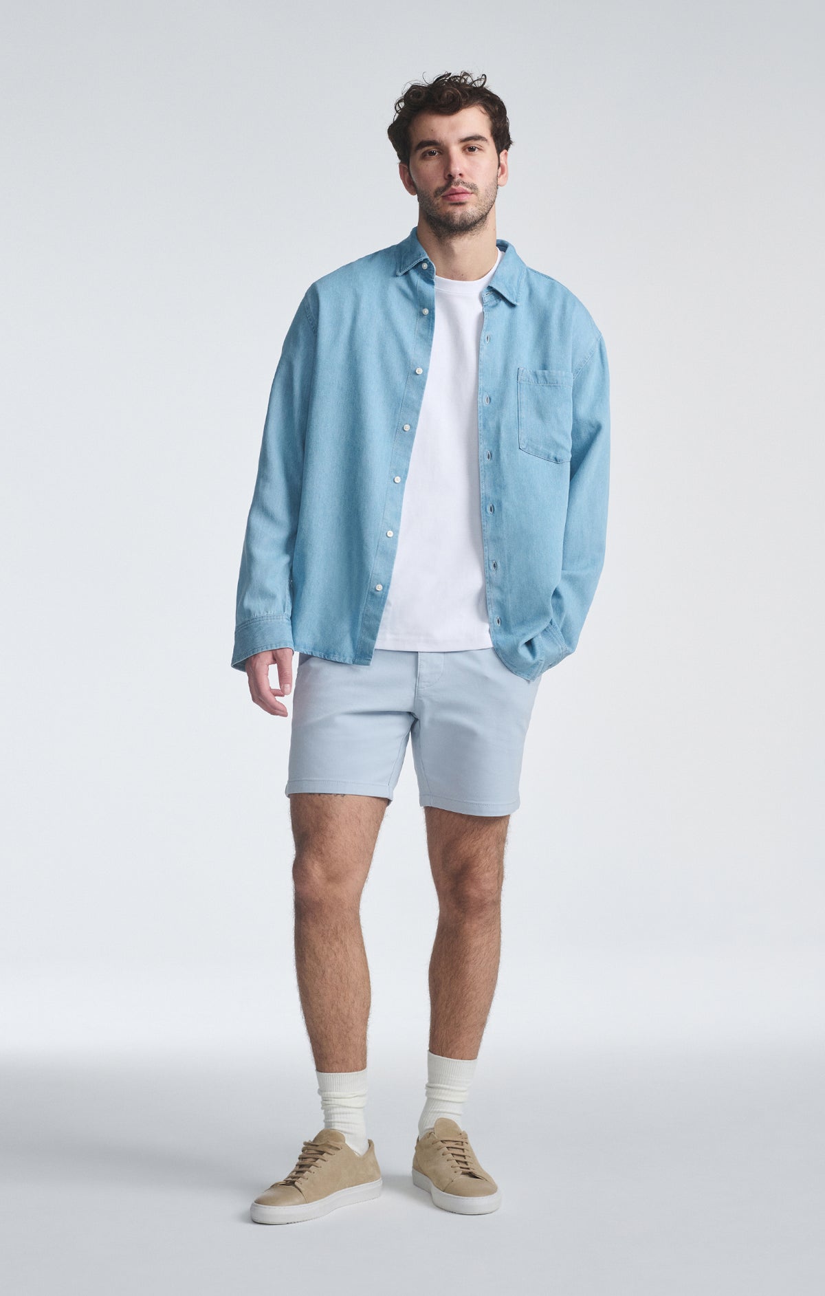 NATE SHORTS IN ICE BLUE ATHLETIC - Mavi Jeans