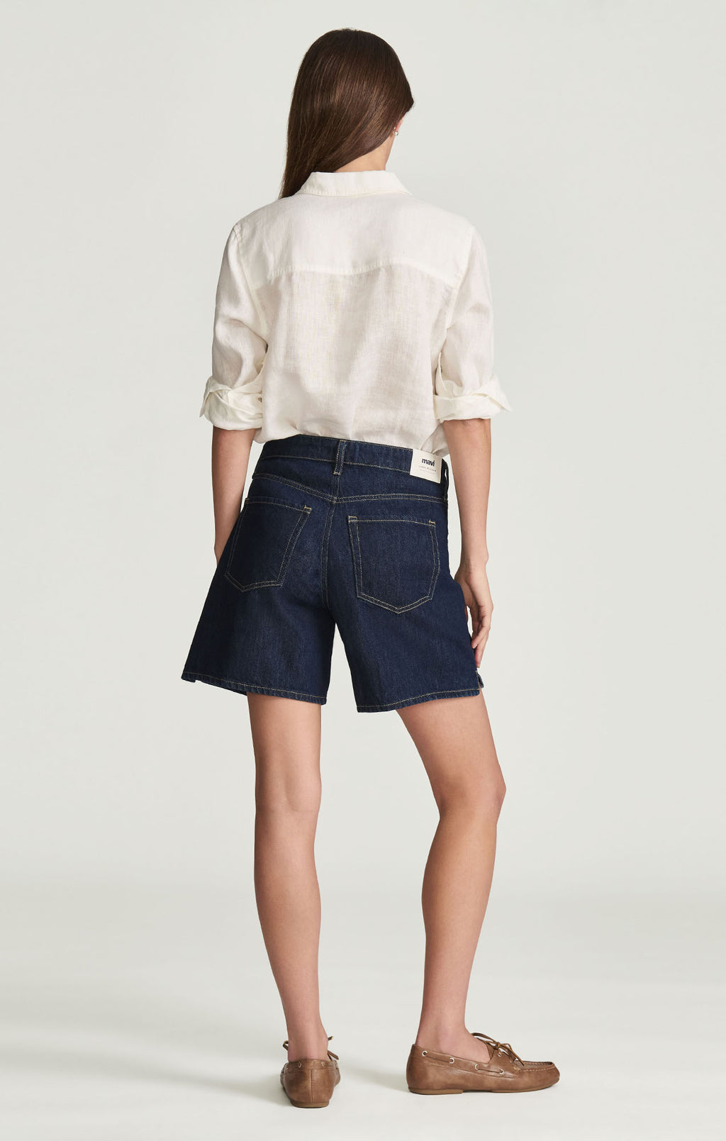 SIENA RELAXED SHORTS IN RINSE CLASSIC DENIM - Mavi Jeans