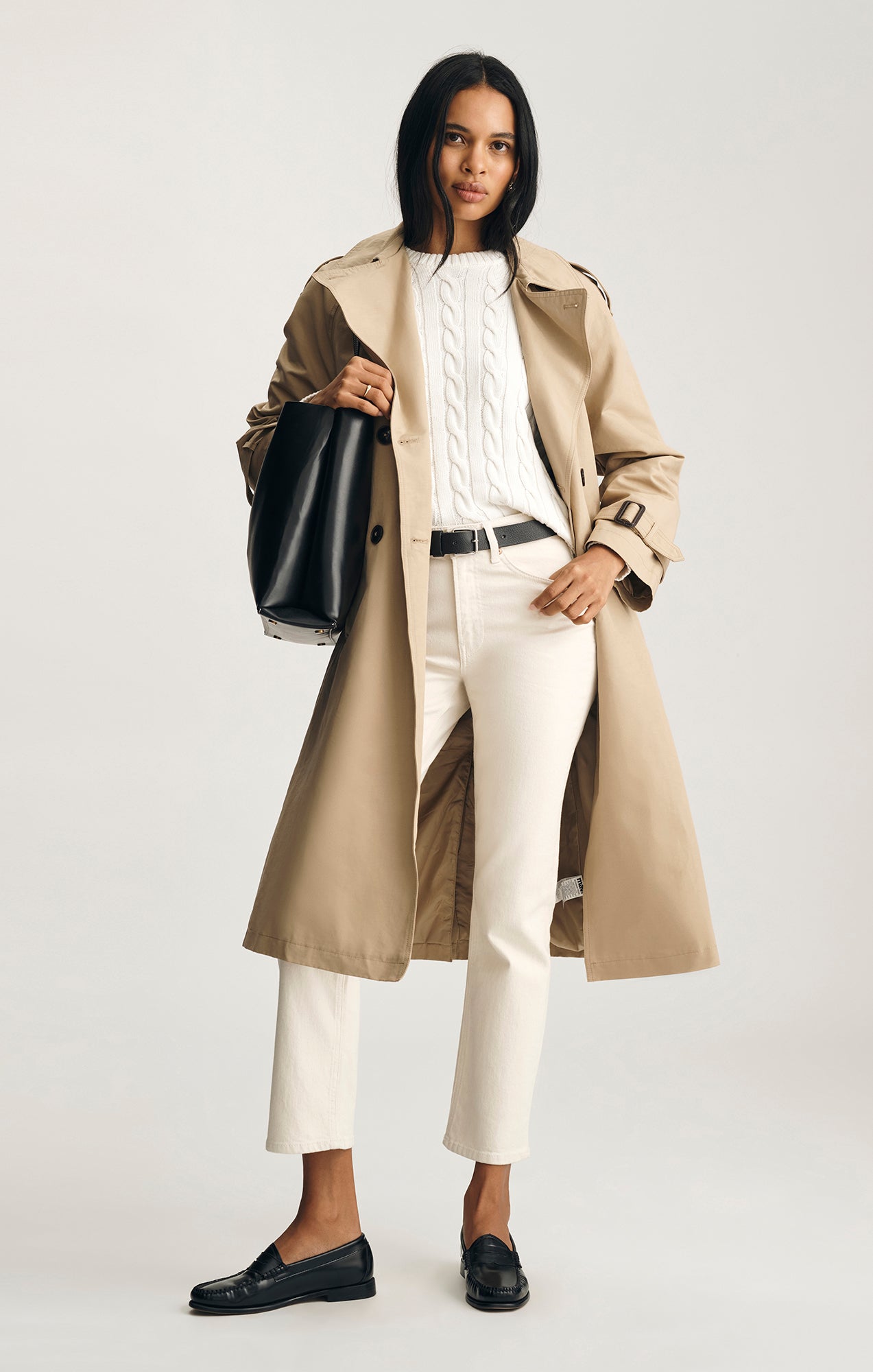 TRENCH COAT IN INCENSE - Mavi Jeans