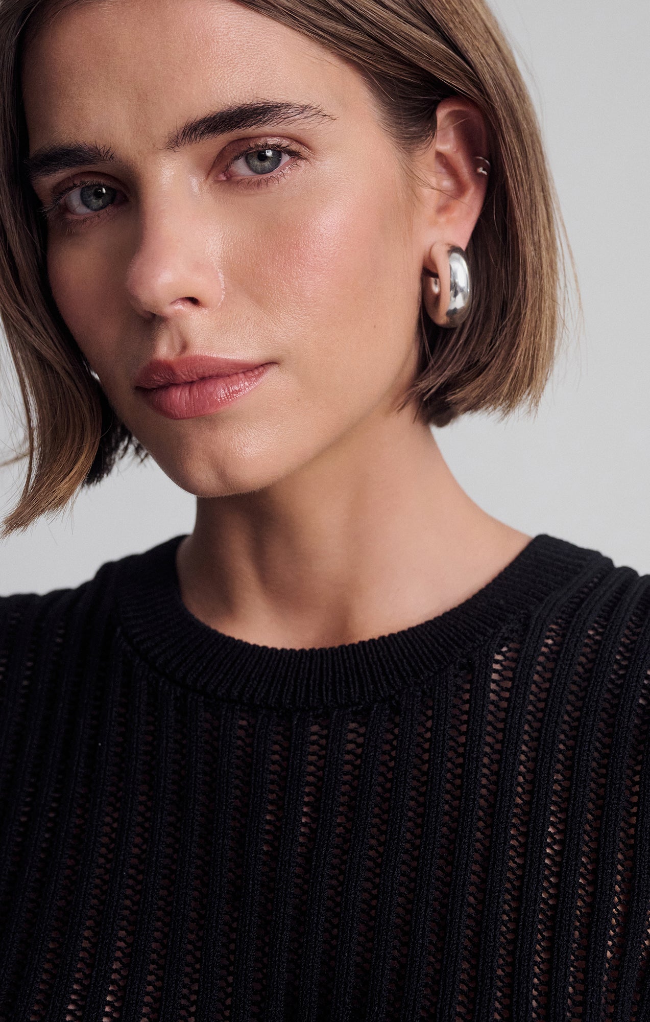 SLEEVELESS KNIT TOP IN BLACK - Mavi Jeans