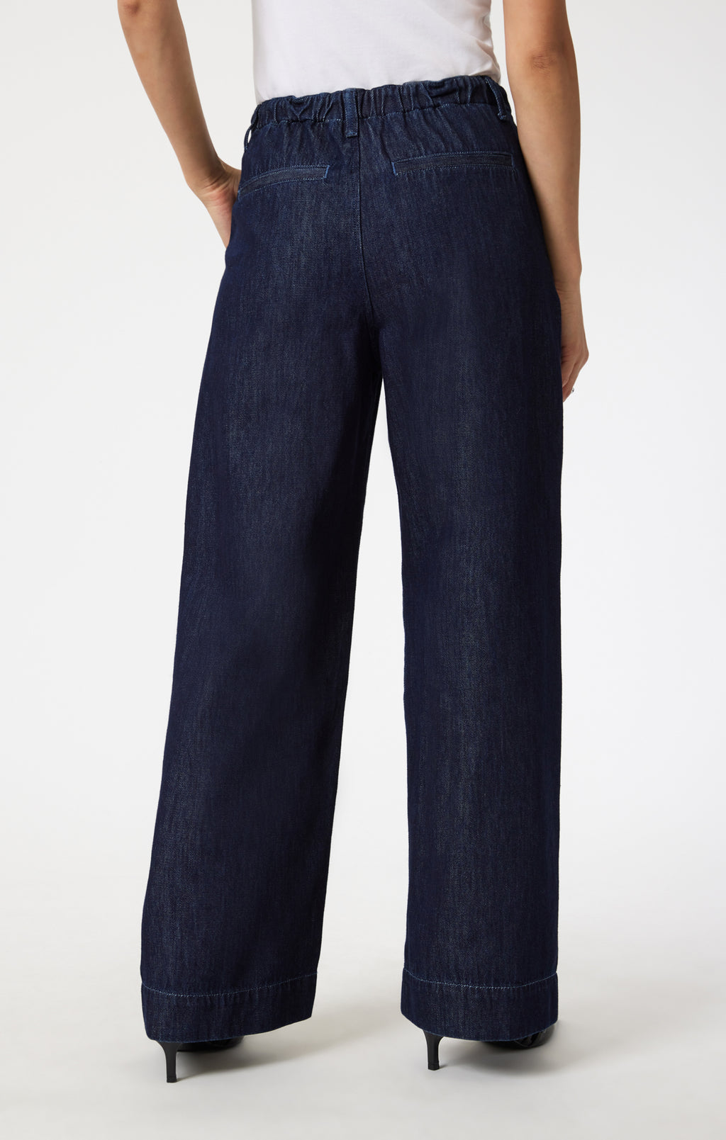 PERA PLEATED WIDE LEG IN RINSE DENIM - Mavi Jeans