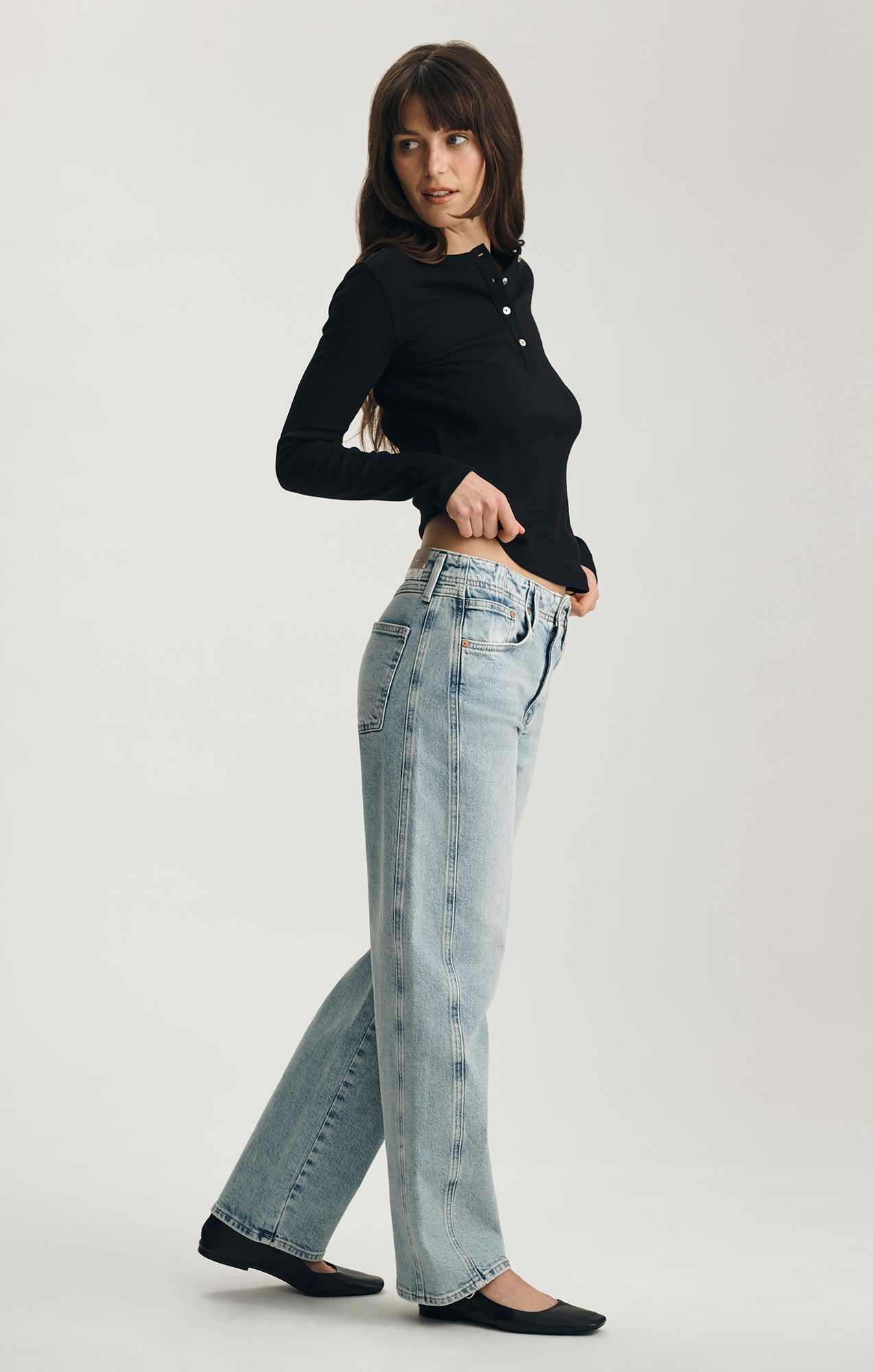 NICA TWISTED BARREL IN LIGHT USED DENIM - Mavi Jeans