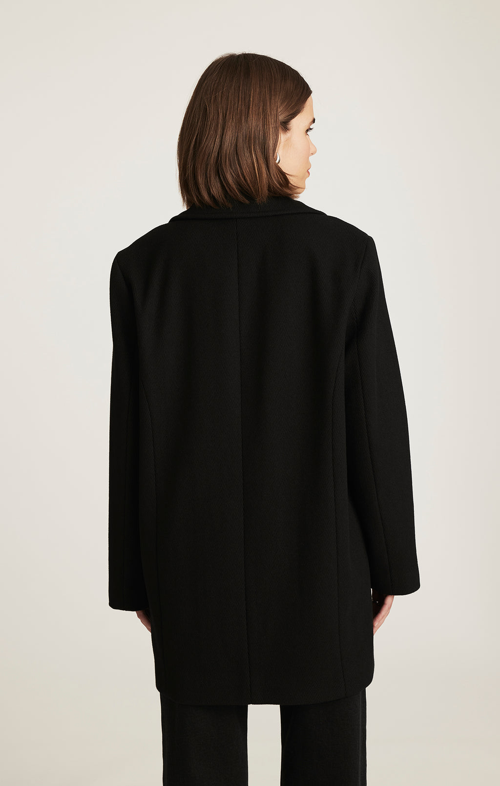 EDITION PEACOAT IN BLACK