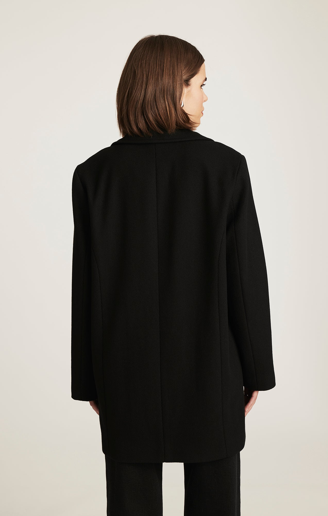 EDITION PEACOAT IN BLACK