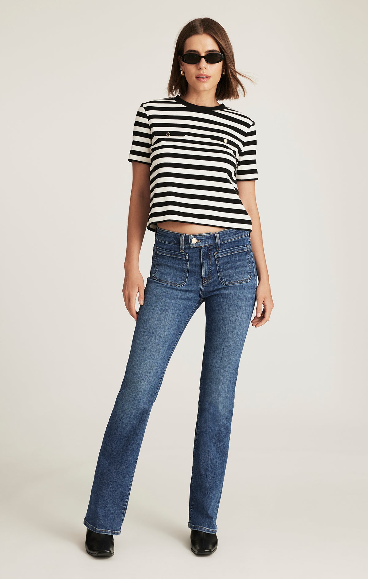 VICKY MARINE BOOTCUT IN MID BRUSHED GOLD PREMIUM - Mavi Jeans