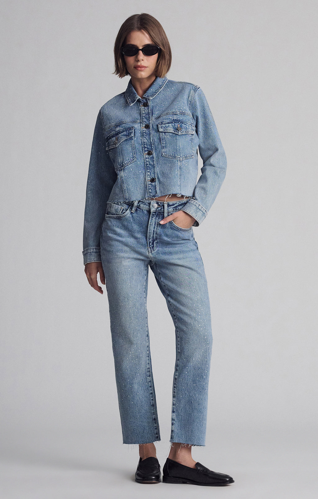 NEW YORK STRAIGHT LEG IN SHINY MID DENIM - Mavi Jeans