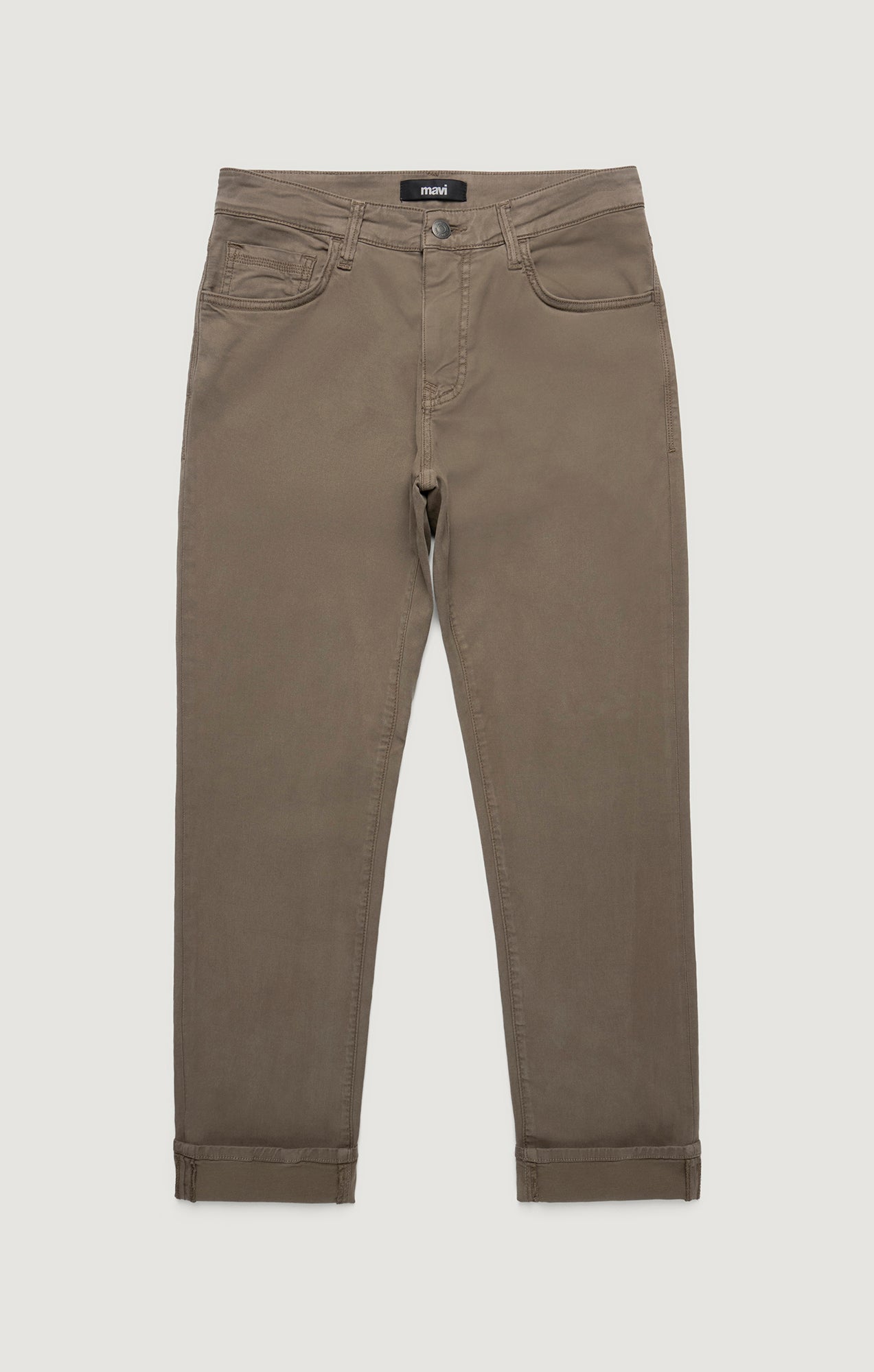 STEVE ATHLETIC FIT IN TIMBER LUXE TWILL