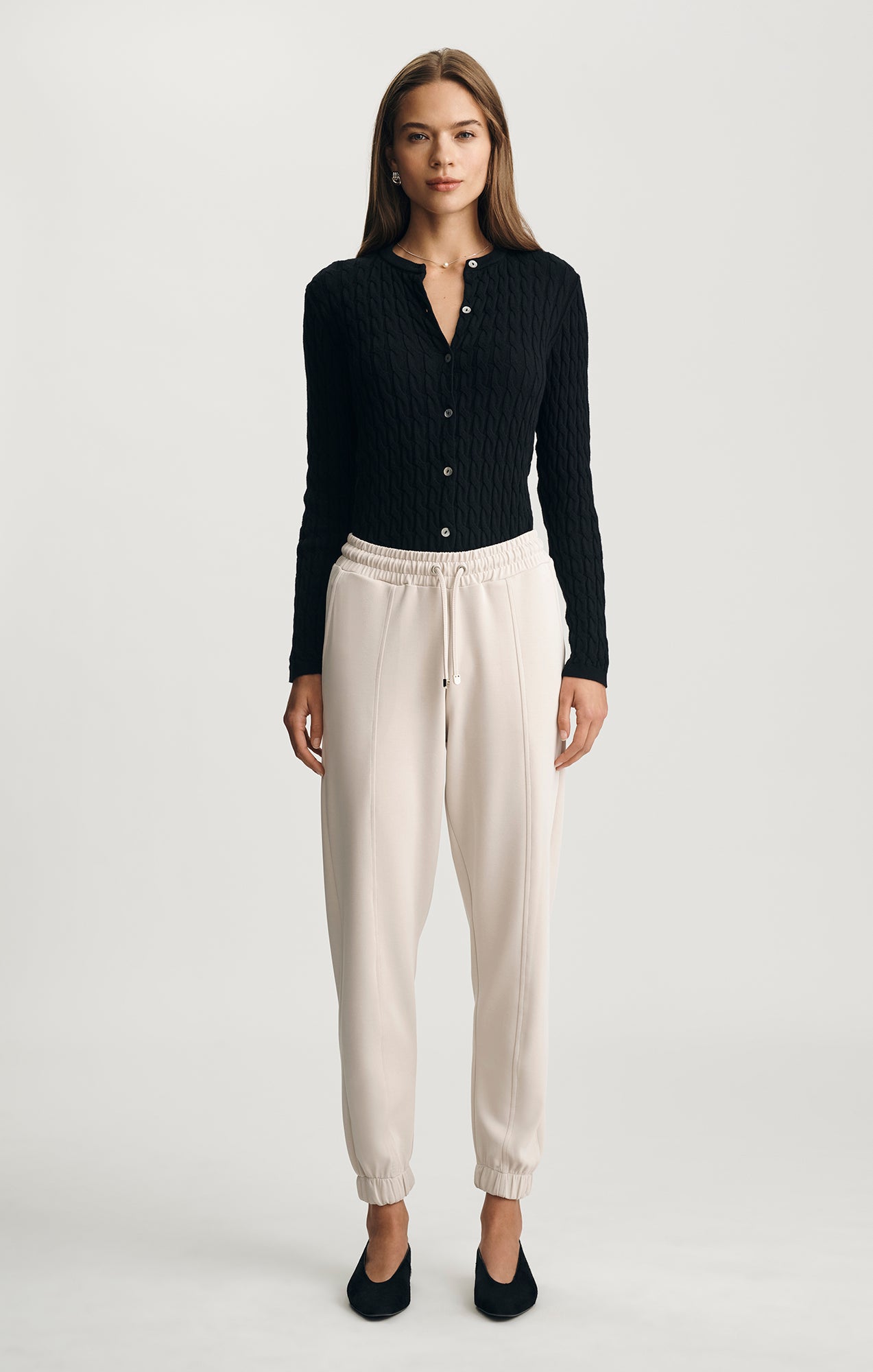 LUXE TOUCH TENCEL™ SWEATPANTS IN PUMICE STONE - Mavi Jeans