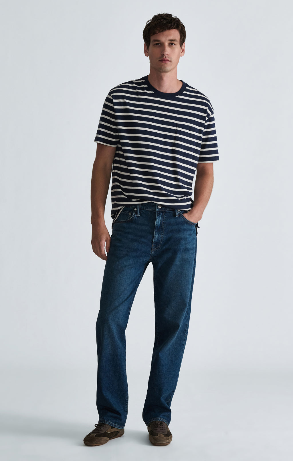 MARCEL LOOSE STRAIGHT LEG IN DARK INDIGO CLASSIC BLUE - Mavi Jeans