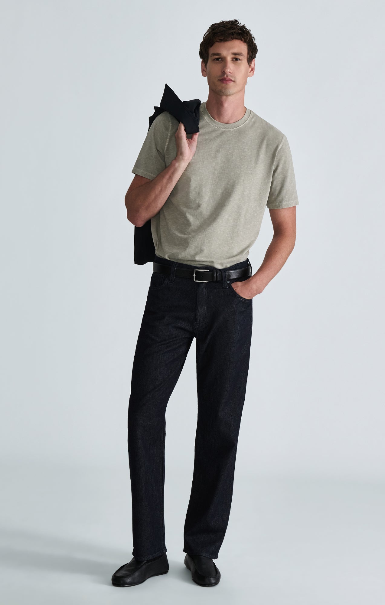 MARLON MODERN STRAIGHT LEG IN RINSE CASHMERE LITE - Mavi Jeans