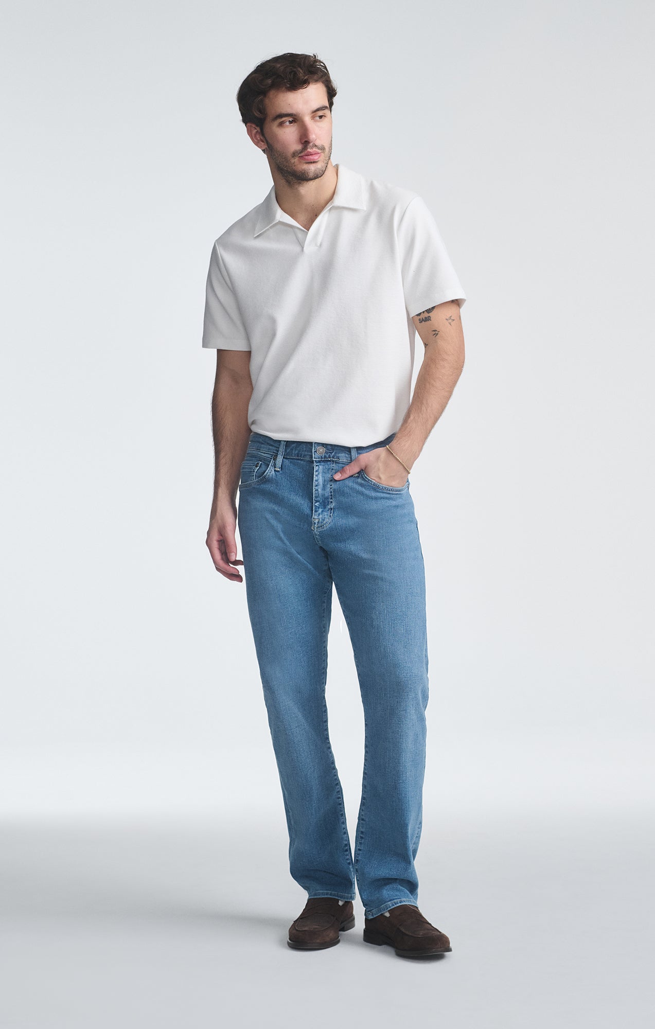 MATT RELAXED STRAIGHT LEG IN OCEAN BRUSHED ORGANIC VINTAGE - Mavi Jeans