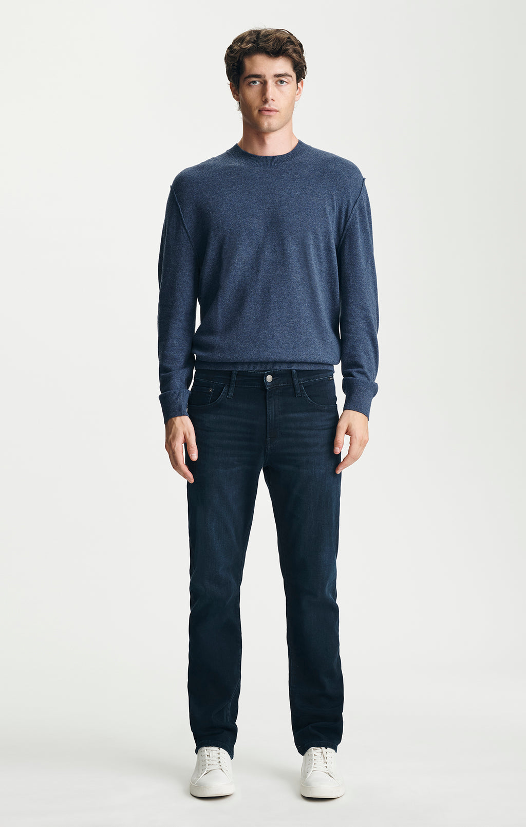 MATT RELAXED STRAIGHT LEG IN INK BRUSHED FEATHER BLUE - Mavi Jeans