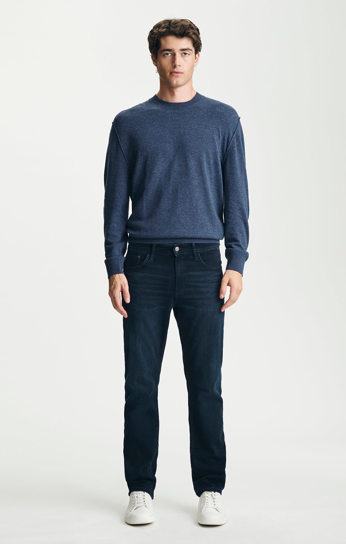 MATT RELAXED STRAIGHT LEG IN INK BRUSHED FEATHER BLUE - Mavi Jeans