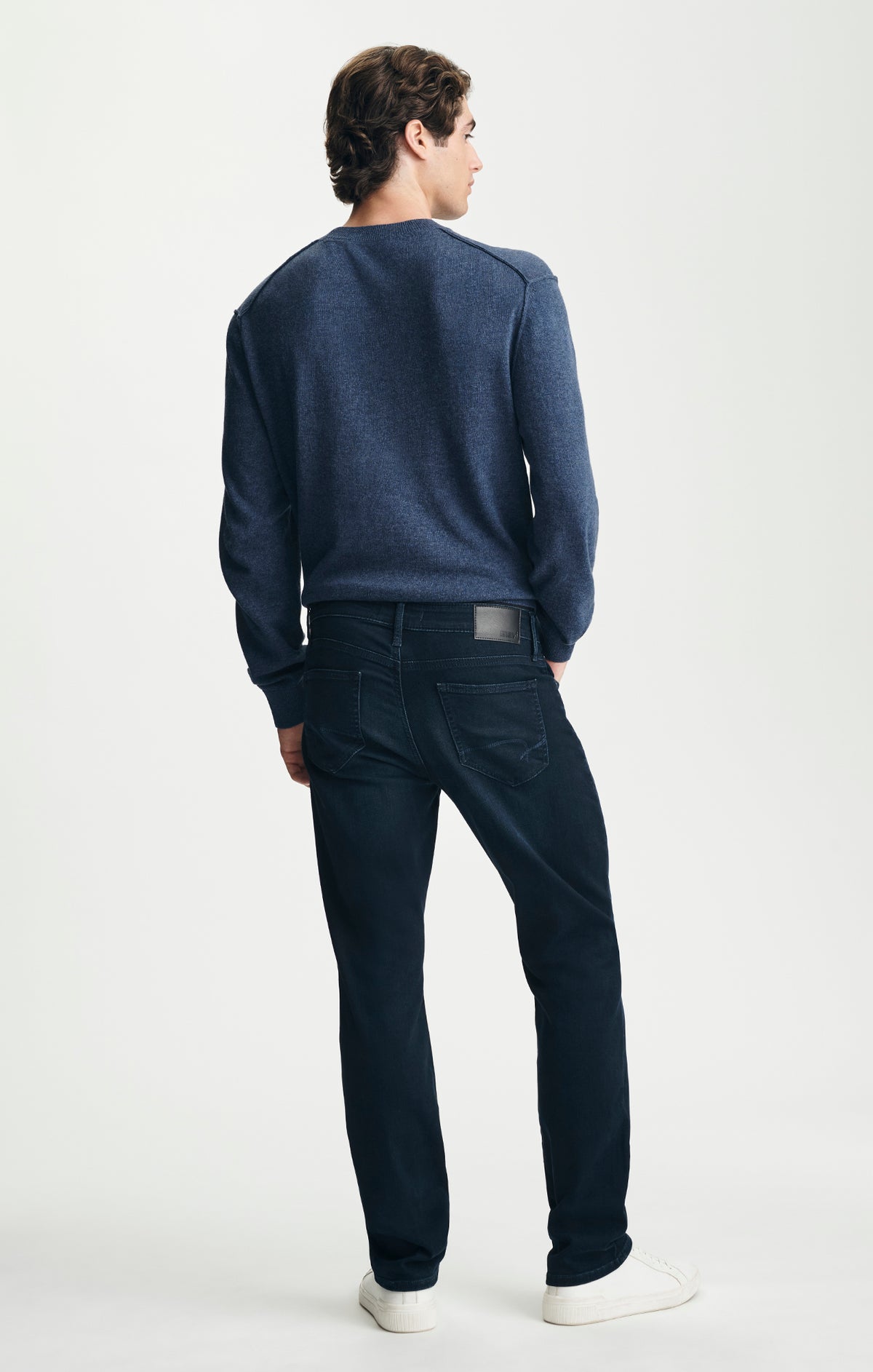 MATT RELAXED STRAIGHT LEG IN INK BRUSHED FEATHER BLUE - Mavi Jeans
