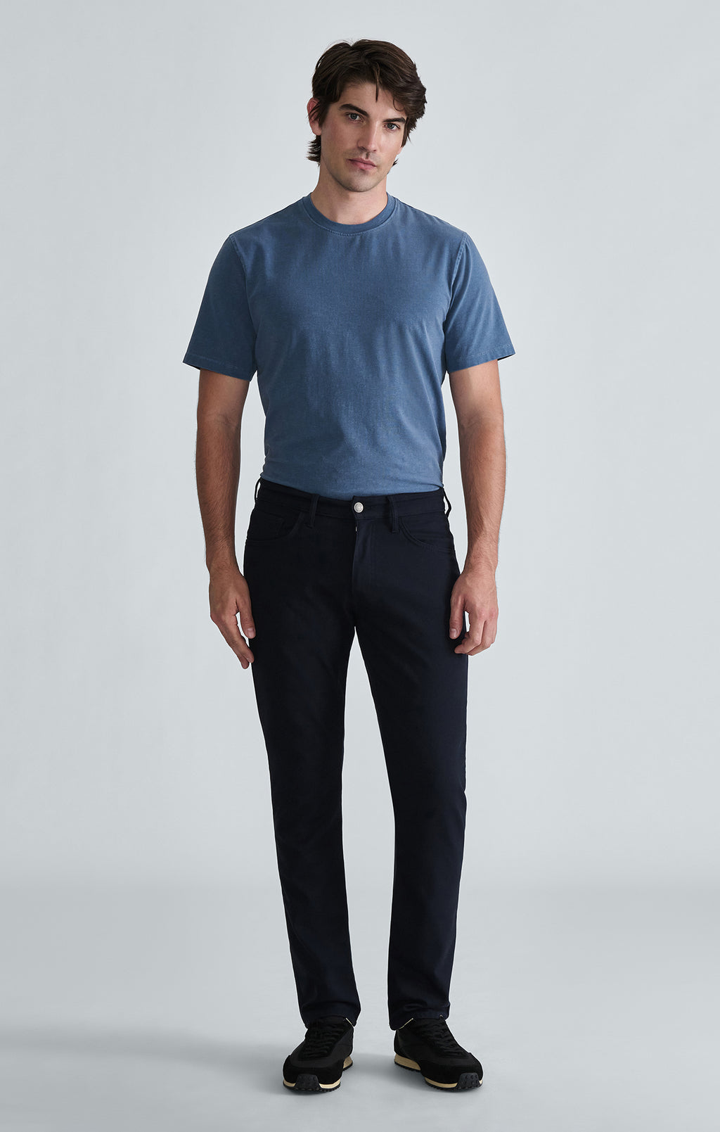MARCUS SLIM STRAIGHT LEG IN NAVY WOOL TOUCH - Mavi Jeans