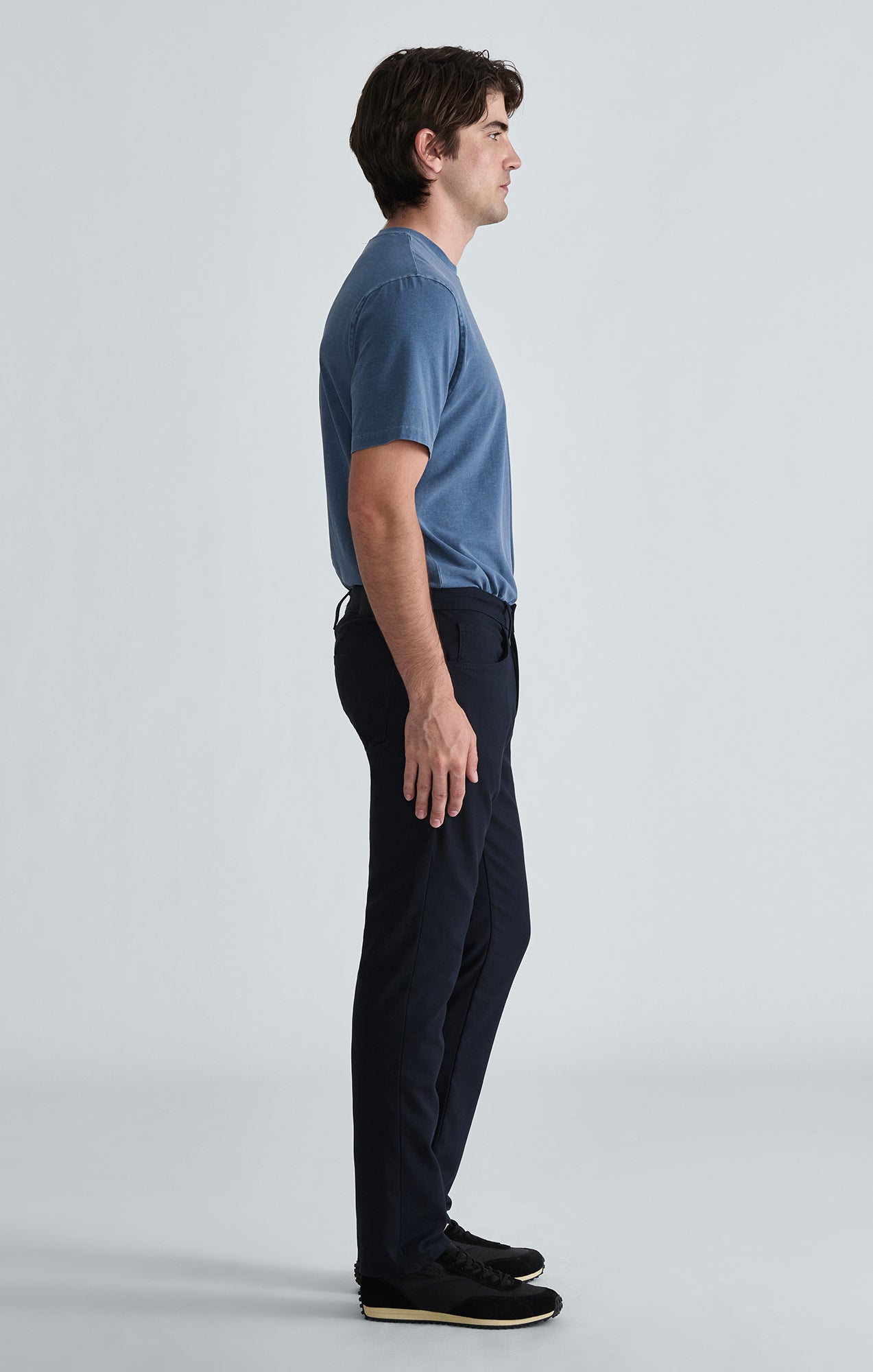 MARCUS SLIM STRAIGHT LEG IN NAVY WOOL TOUCH - Mavi Jeans