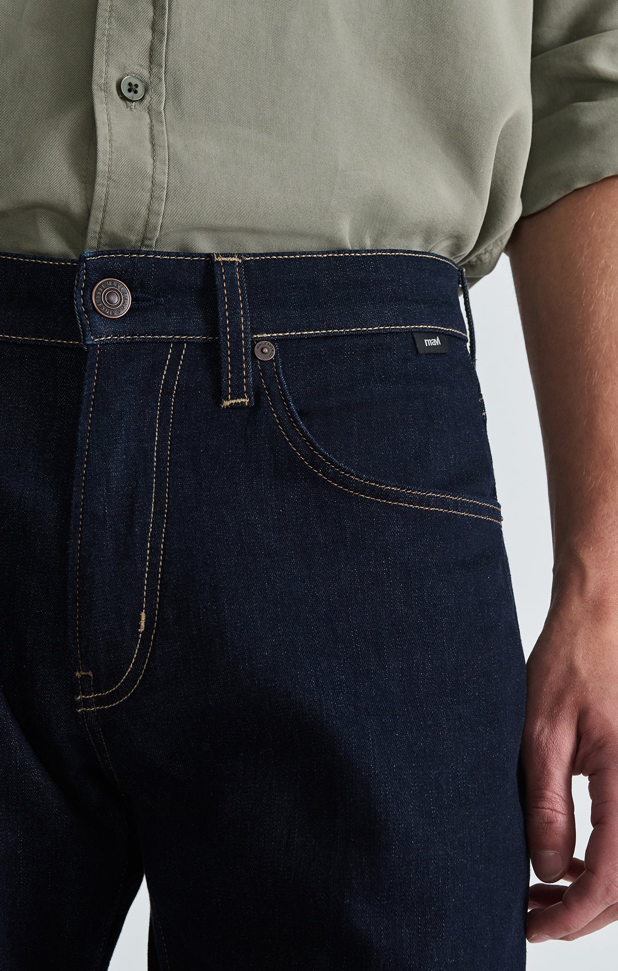 MARCUS SLIM STRAIGHT LEG IN RINSE SELVEDGE - Mavi Jeans
