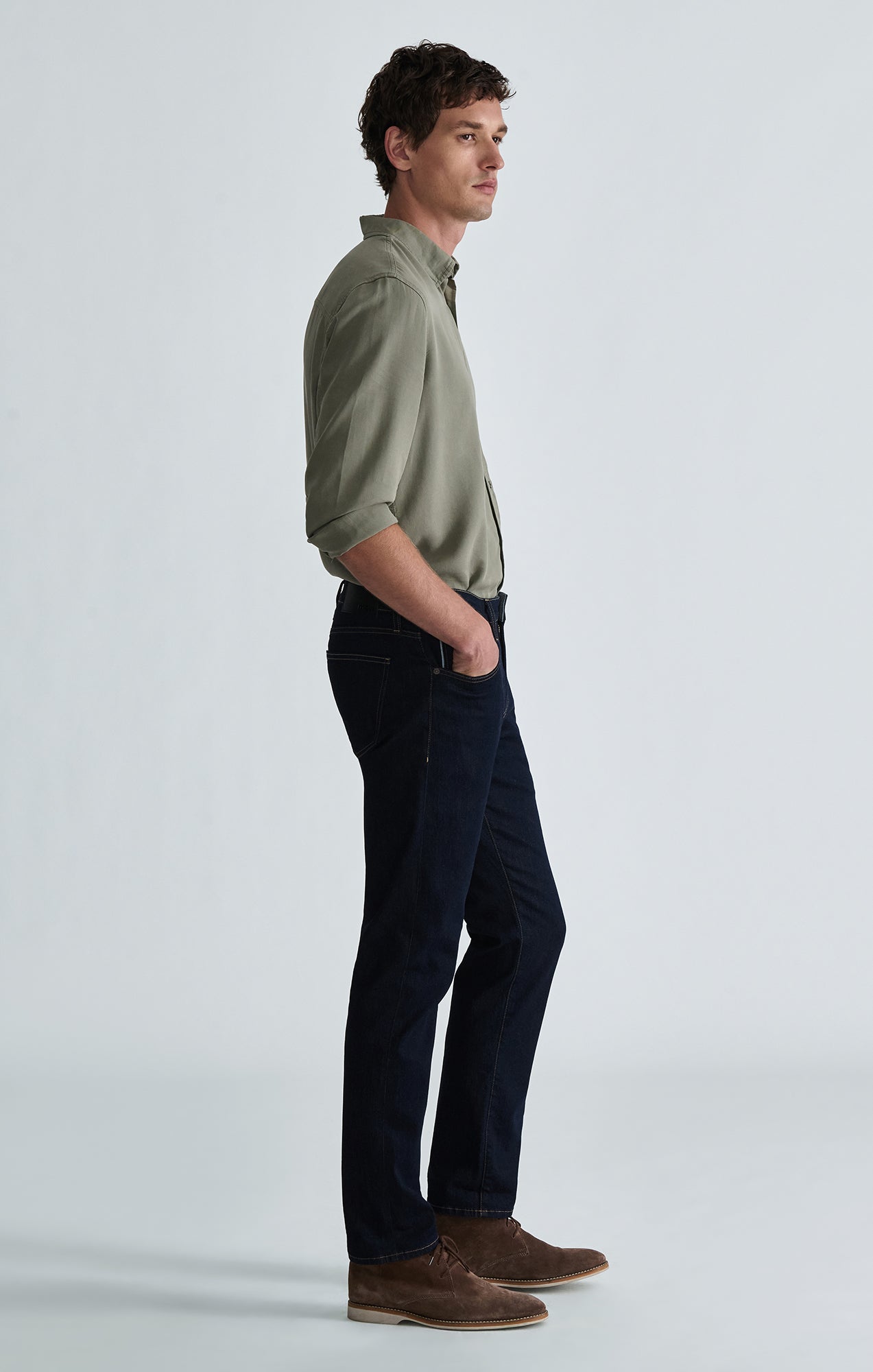 MARCUS SLIM STRAIGHT LEG IN RINSE SELVEDGE - Mavi Jeans