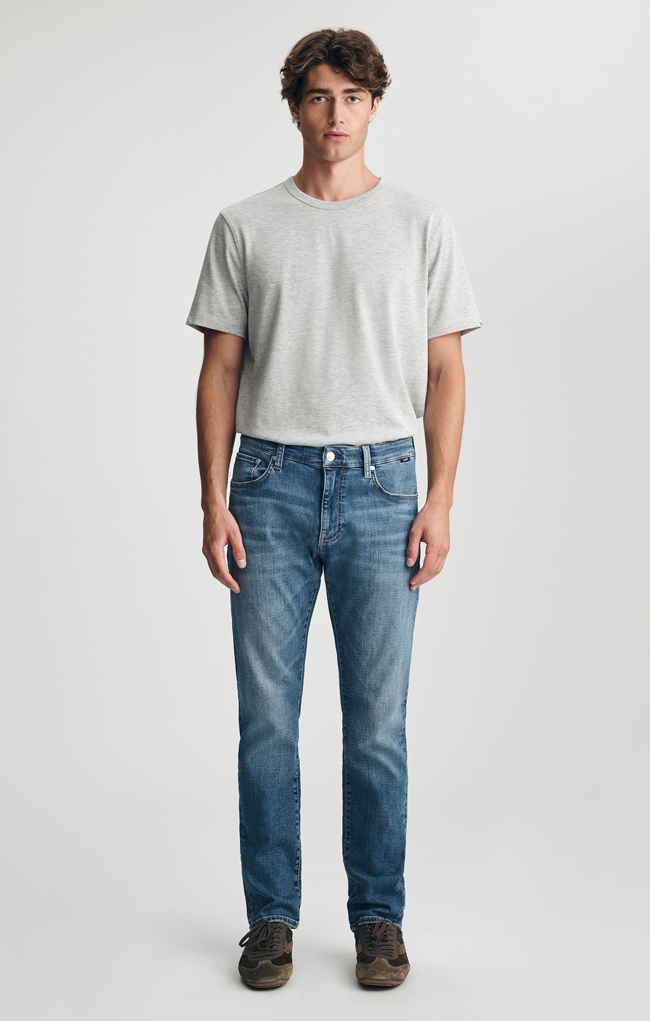 MARCUS SLIM STRAIGHT LEG IN MID BRUSHED CLASSIC VINTAGE