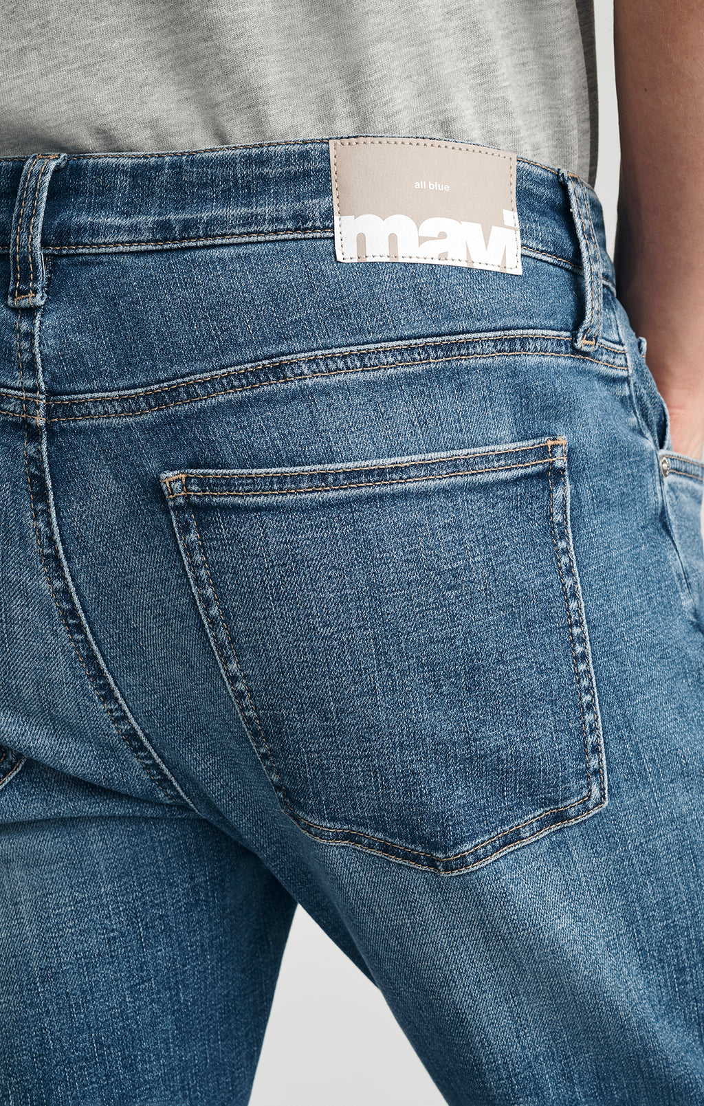 MARCUS SLIM STRAIGHT LEG IN MID BRUSHED CLASSIC VINTAGE