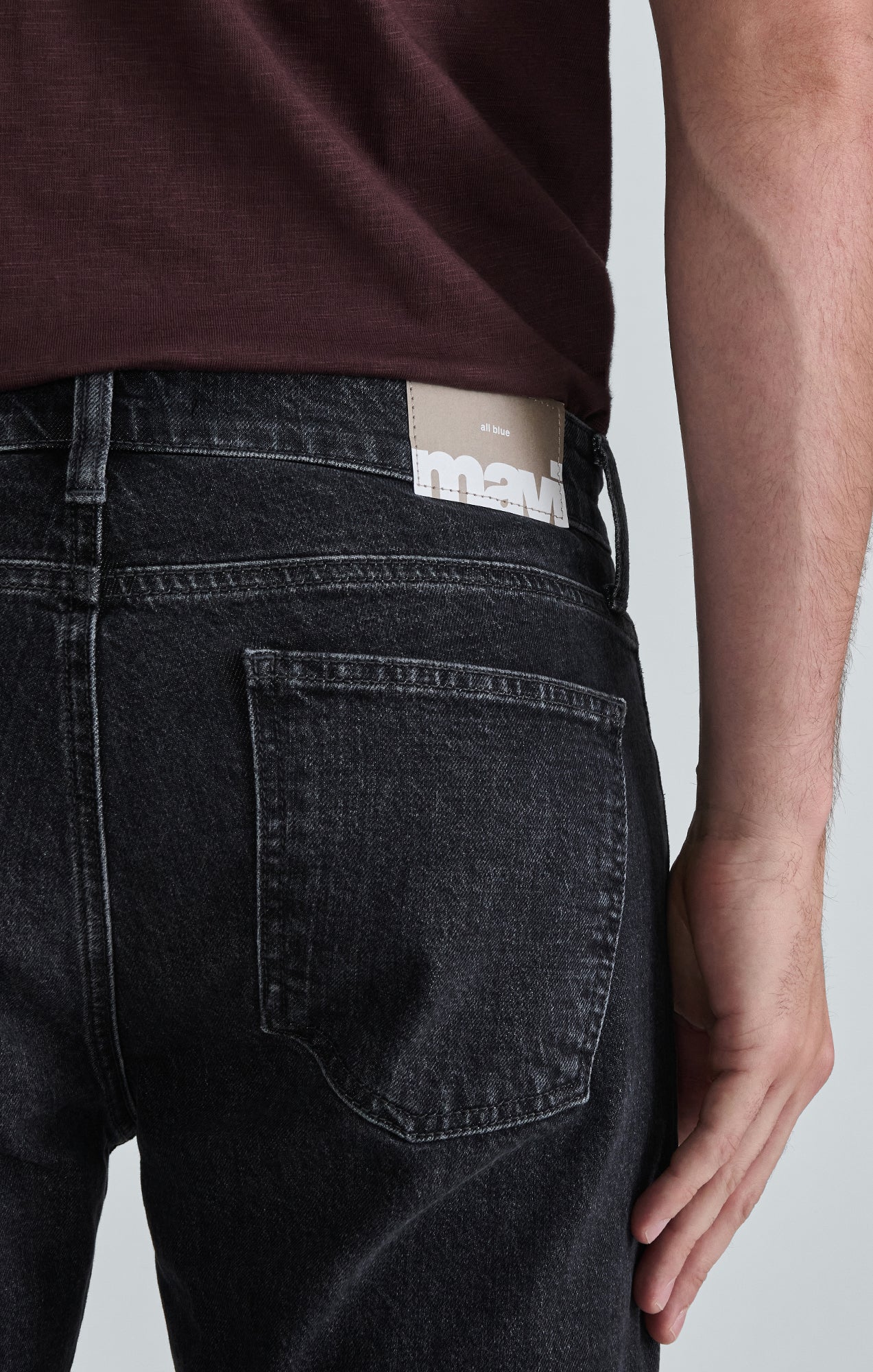 MARCUS SLIM STRAIGHT LEG IN SMOKE BRUSHED CLASSIC BLUE - Mavi Jeans