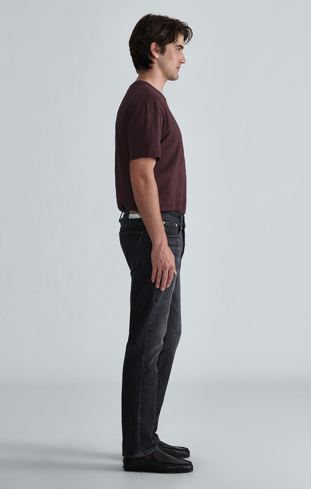 MARCUS SLIM STRAIGHT LEG IN SMOKE BRUSHED CLASSIC BLUE - Mavi Jeans