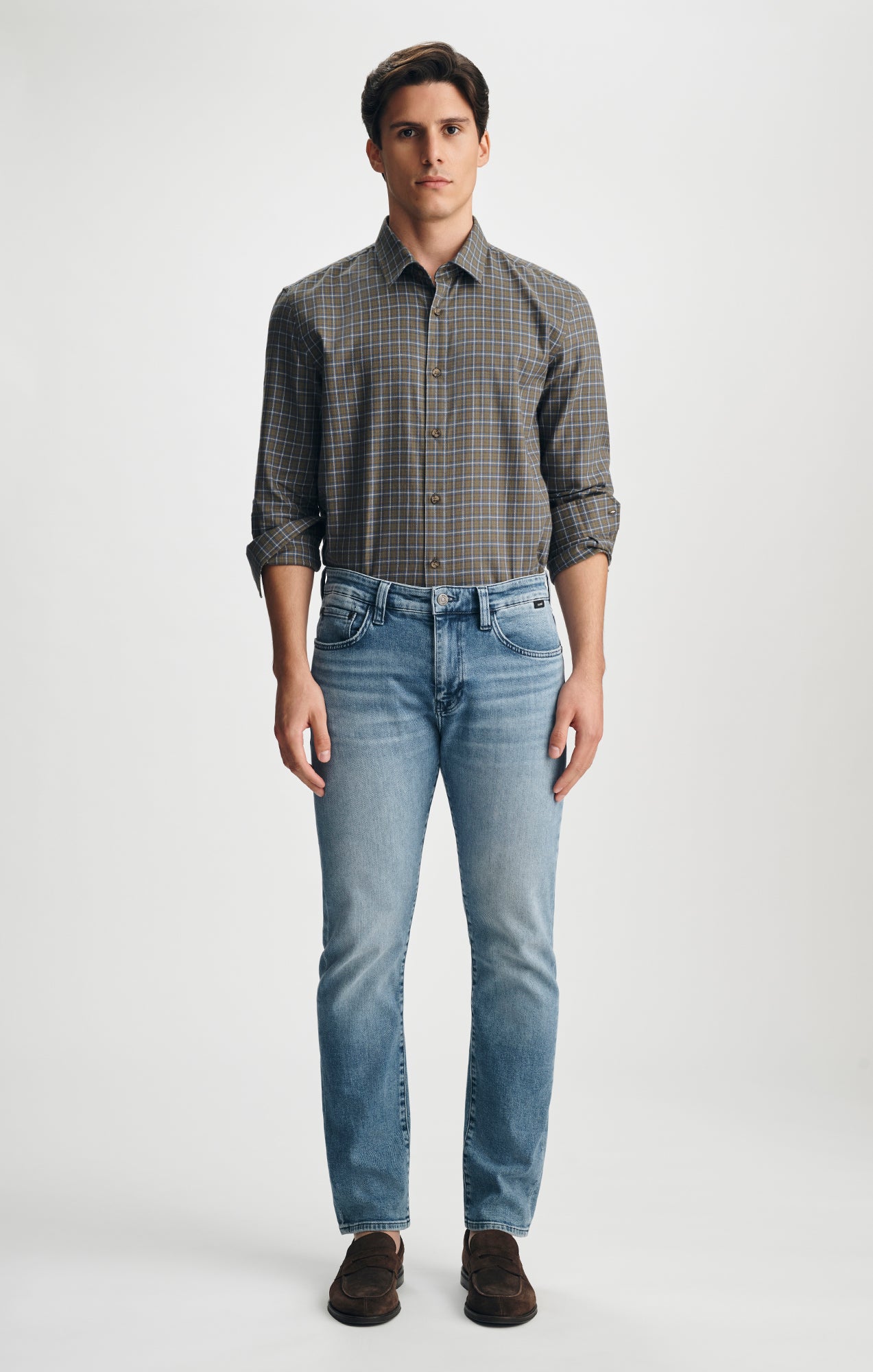 MARCUS SLIM STRAIGHT LEG IN LIGHT FEATHER - Mavi Jeans