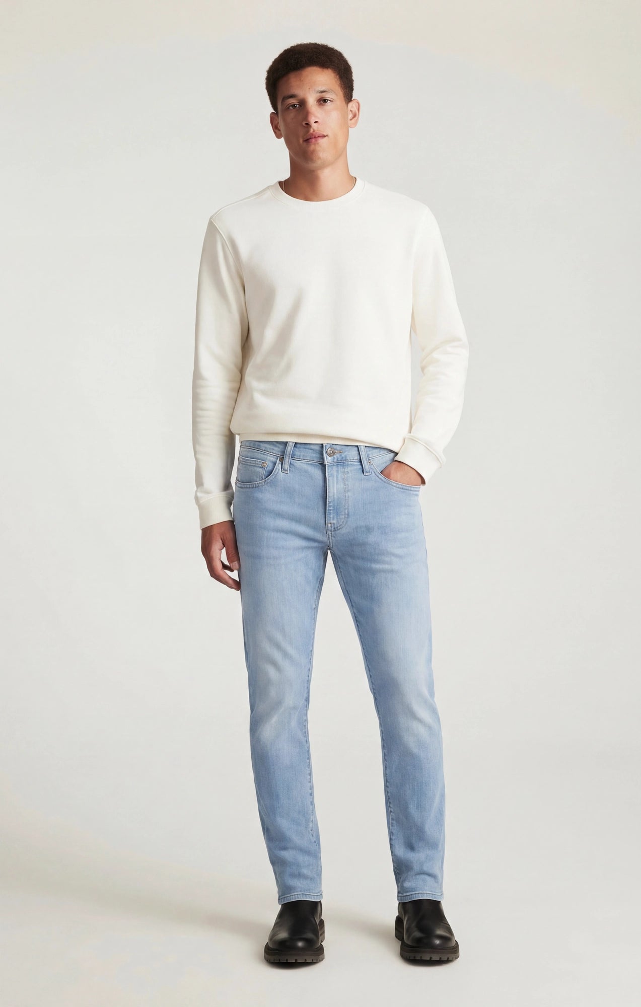 JAKE SLIM LEG IN BLEACHED SUPERMOVE - Mavi Jeans