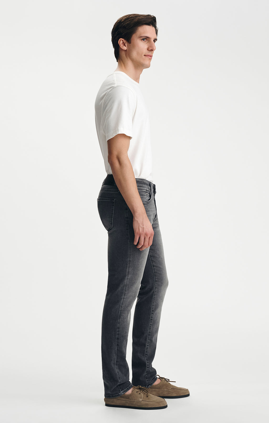 JAKE SLIM LEG IN SMOKE BRUSHED ORGANIC VINTAGE - Mavi Jeans