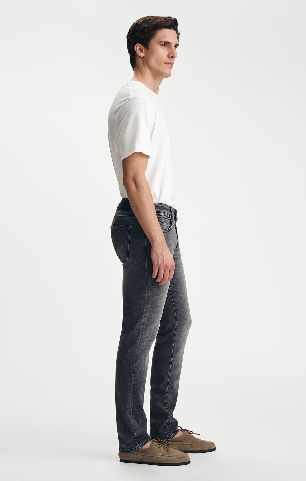 JAKE SLIM LEG IN SMOKE BRUSHED ORGANIC VINTAGE - Mavi Jeans