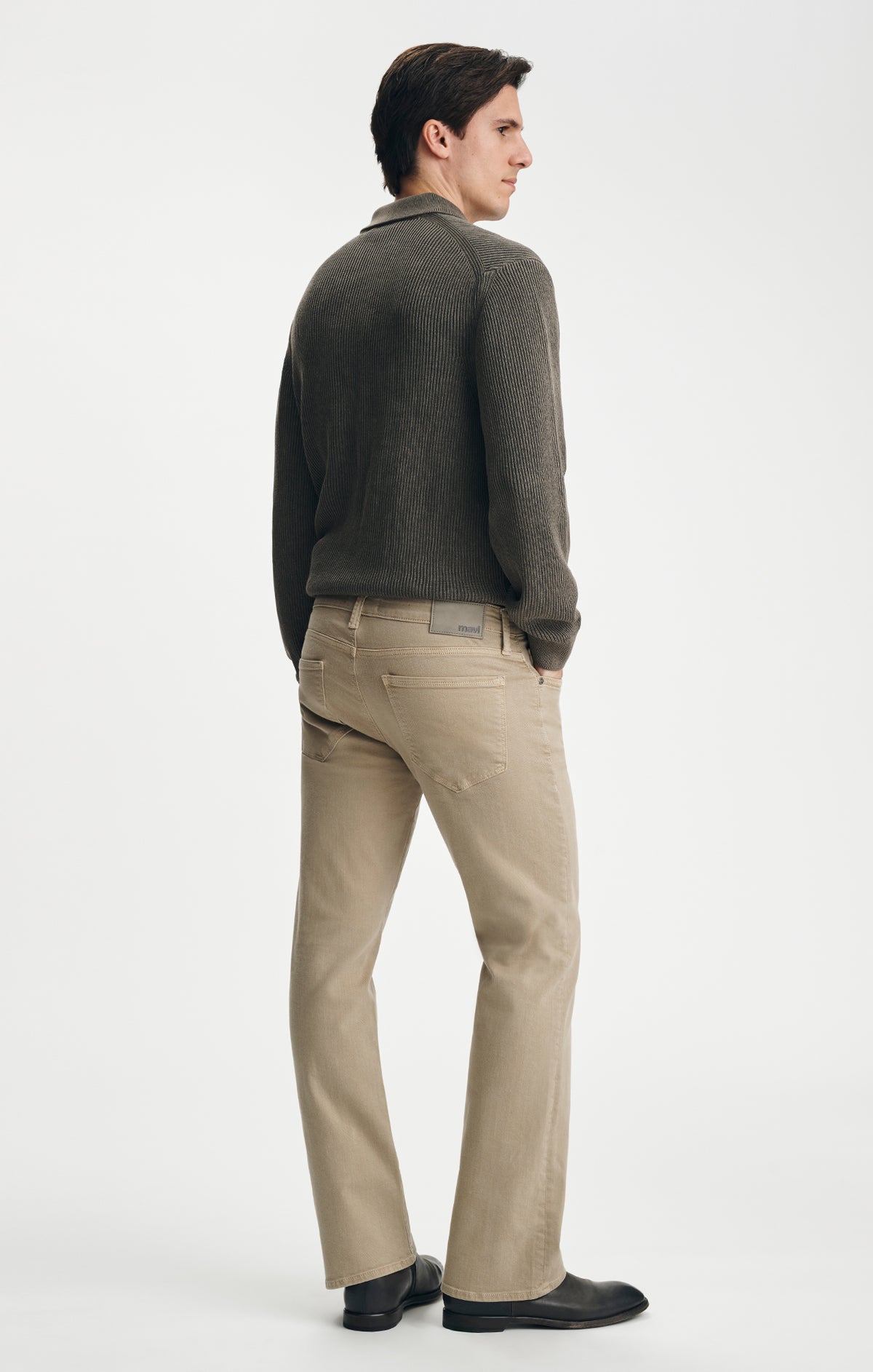 JOSH BOOTCUT IN BRITISH KHAKI DENIM - Mavi Jeans