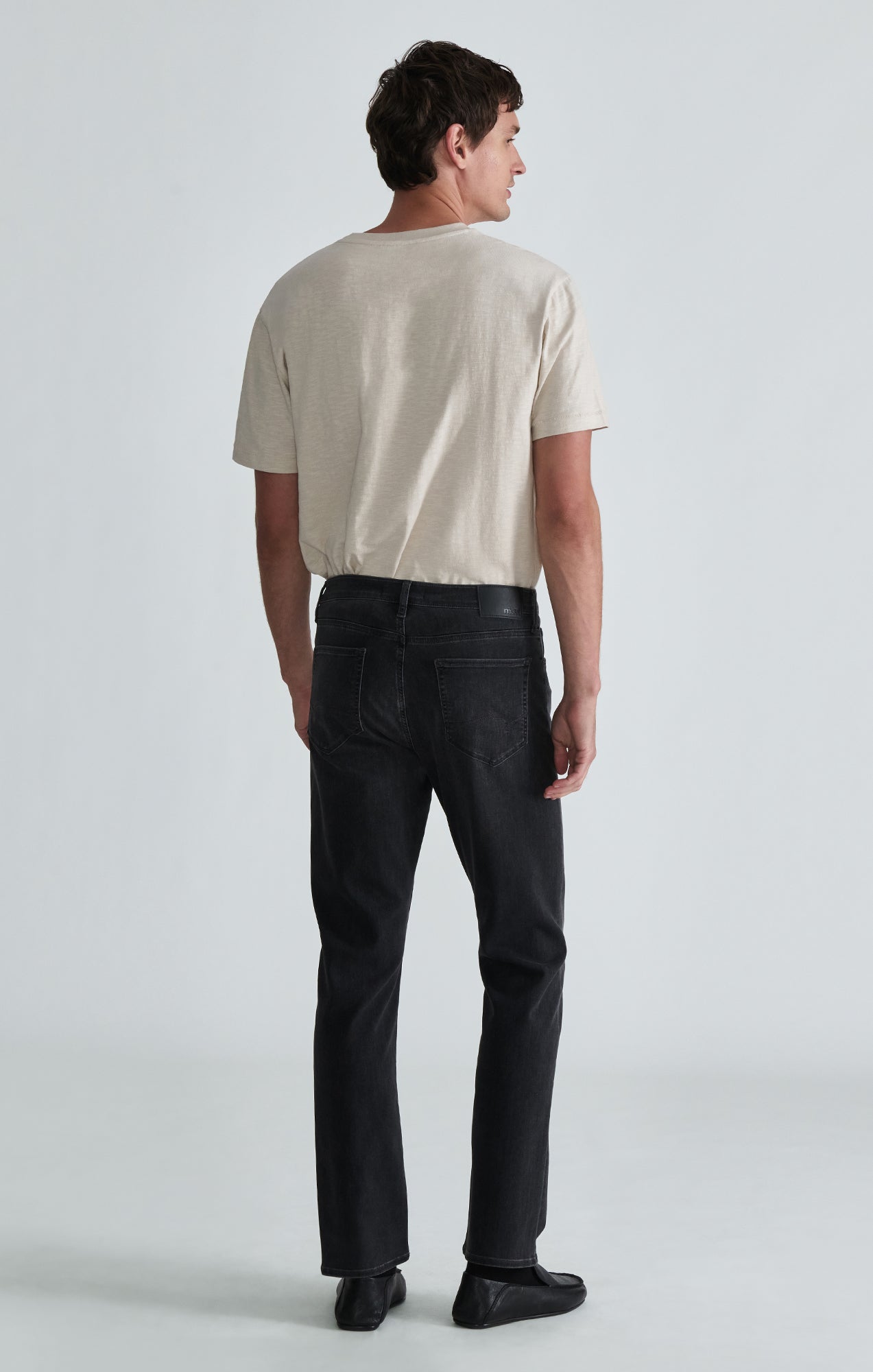 ZACH STRAIGHT LEG IN SMOKE BRUSHED FEATHER BLUE - Mavi Jeans