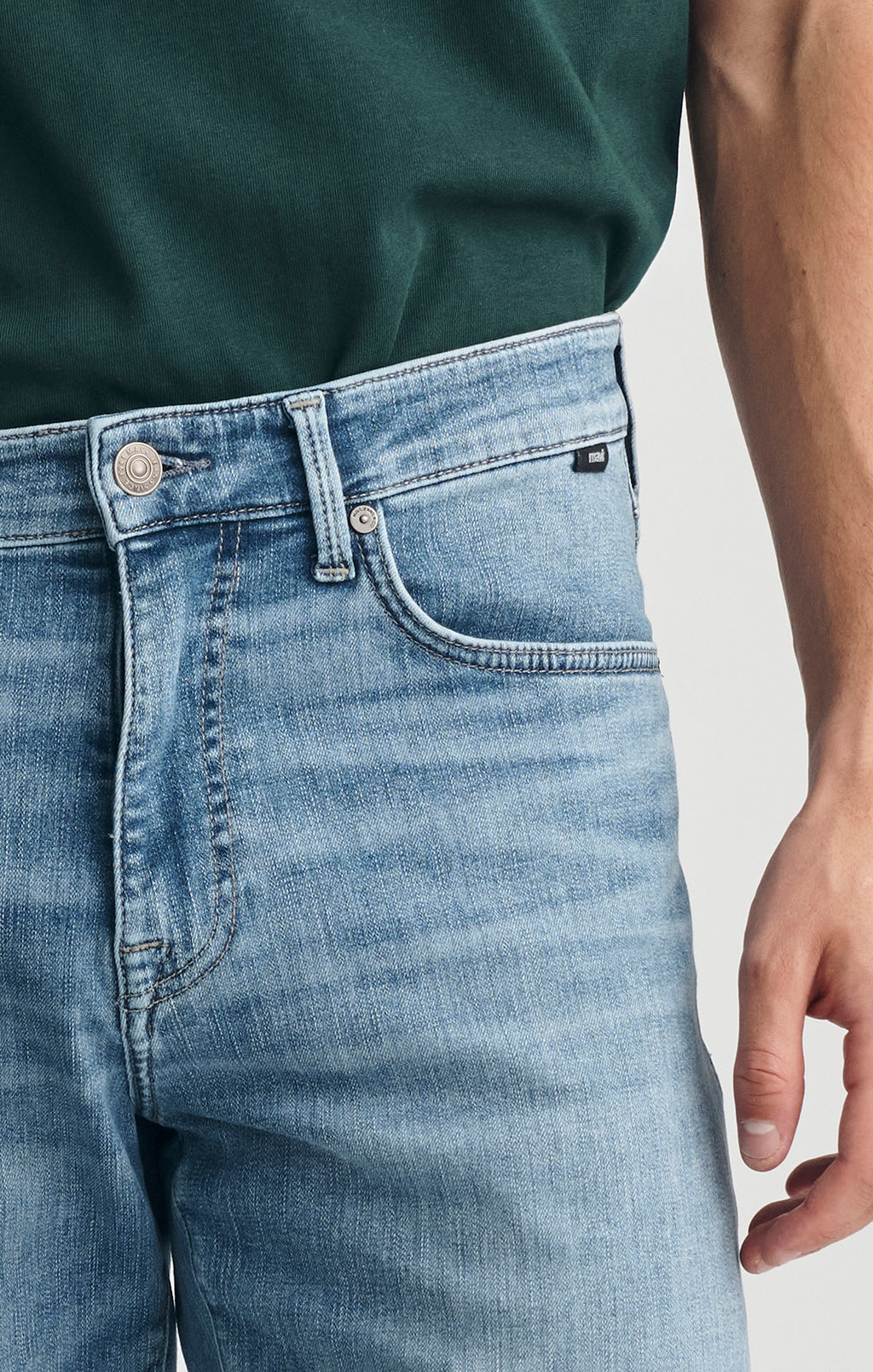 ZACH STRAIGHT LEG IN MID BRUSHED ORGANIC VINTAGE - Mavi Jeans
