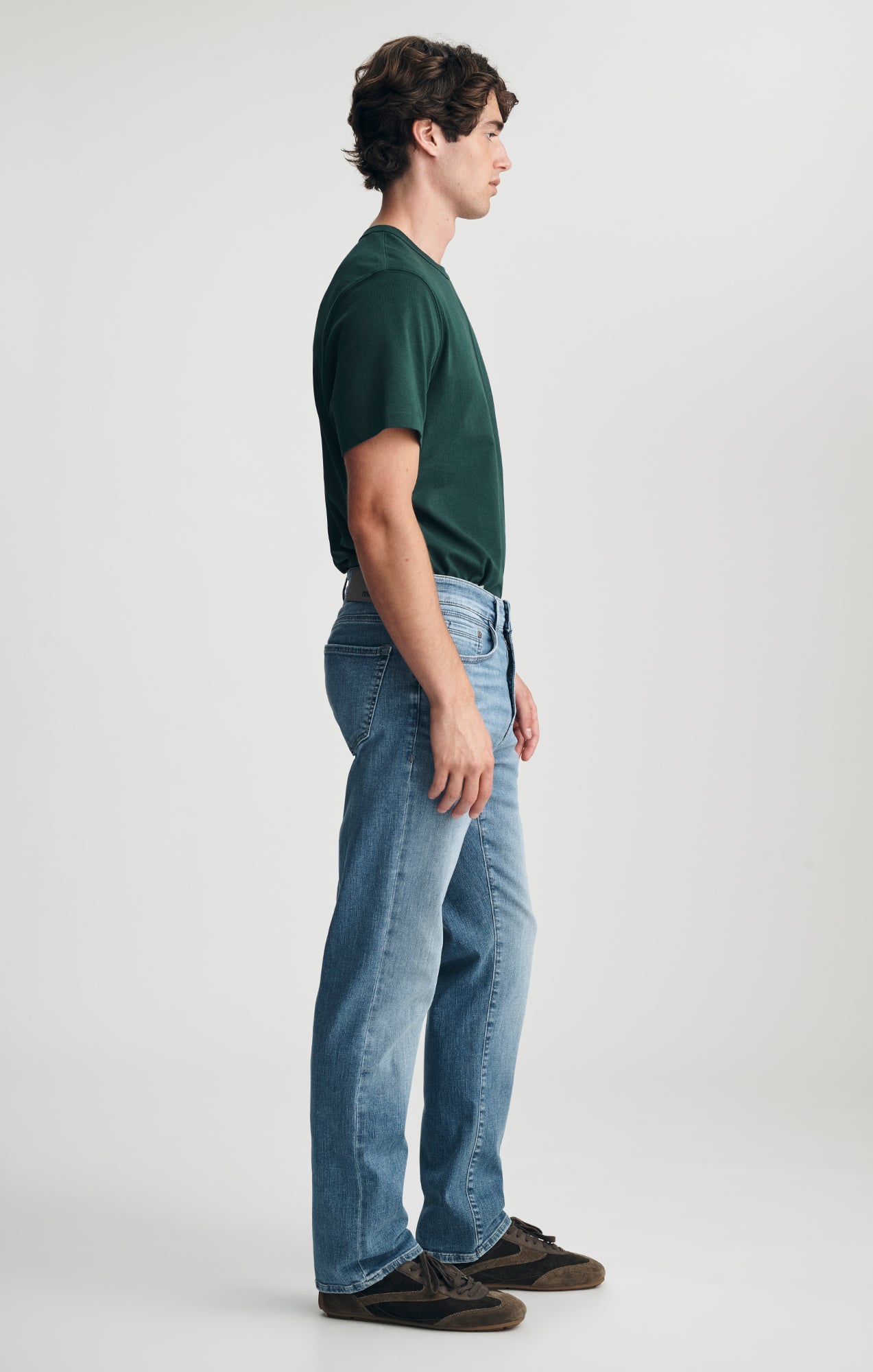 ZACH STRAIGHT LEG IN MID BRUSHED ORGANIC VINTAGE - Mavi Jeans