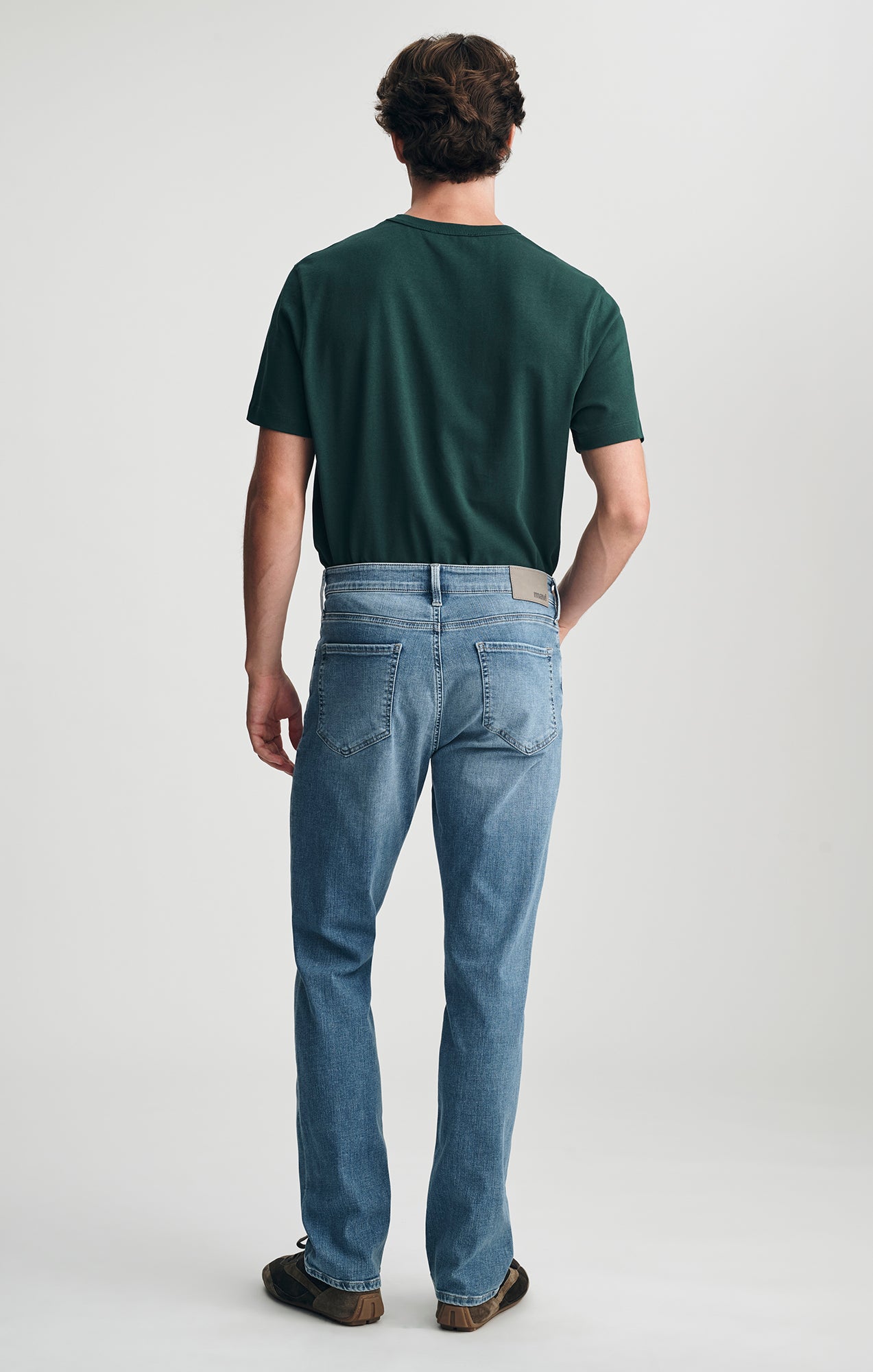 ZACH STRAIGHT LEG IN MID BRUSHED ORGANIC VINTAGE - Mavi Jeans