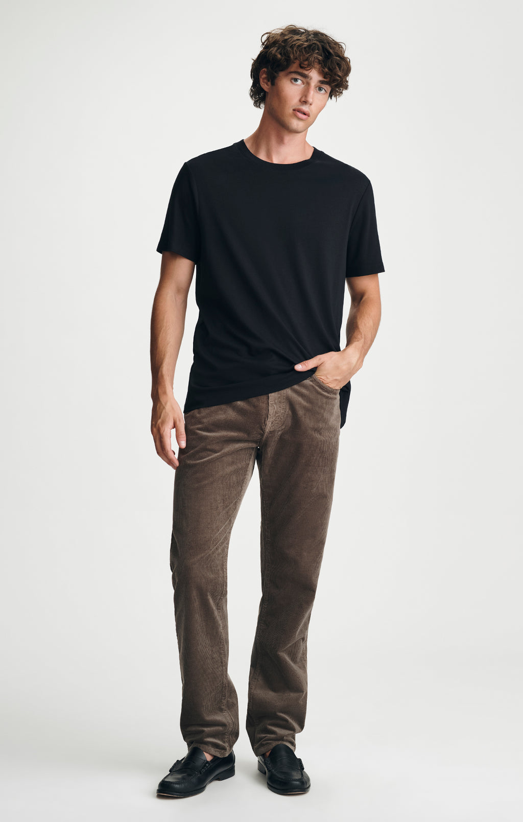 ZACH STRAIGHT LEG IN ACORN CORD - Mavi Jeans