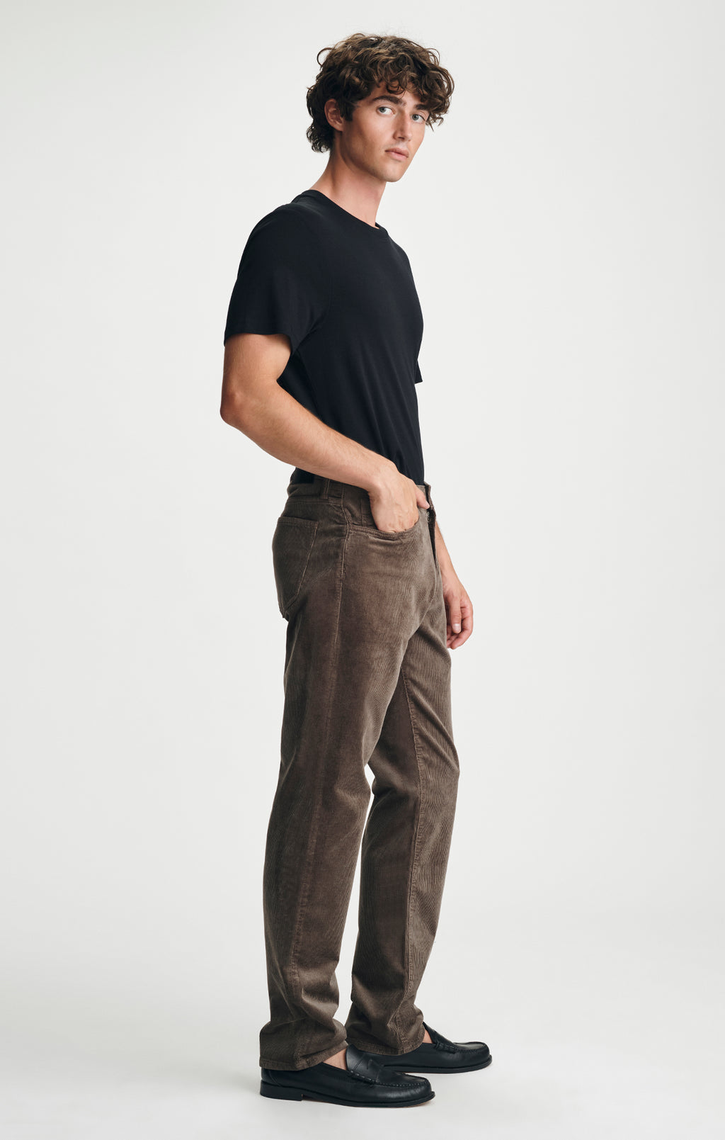 ZACH STRAIGHT LEG IN ACORN CORD - Mavi Jeans