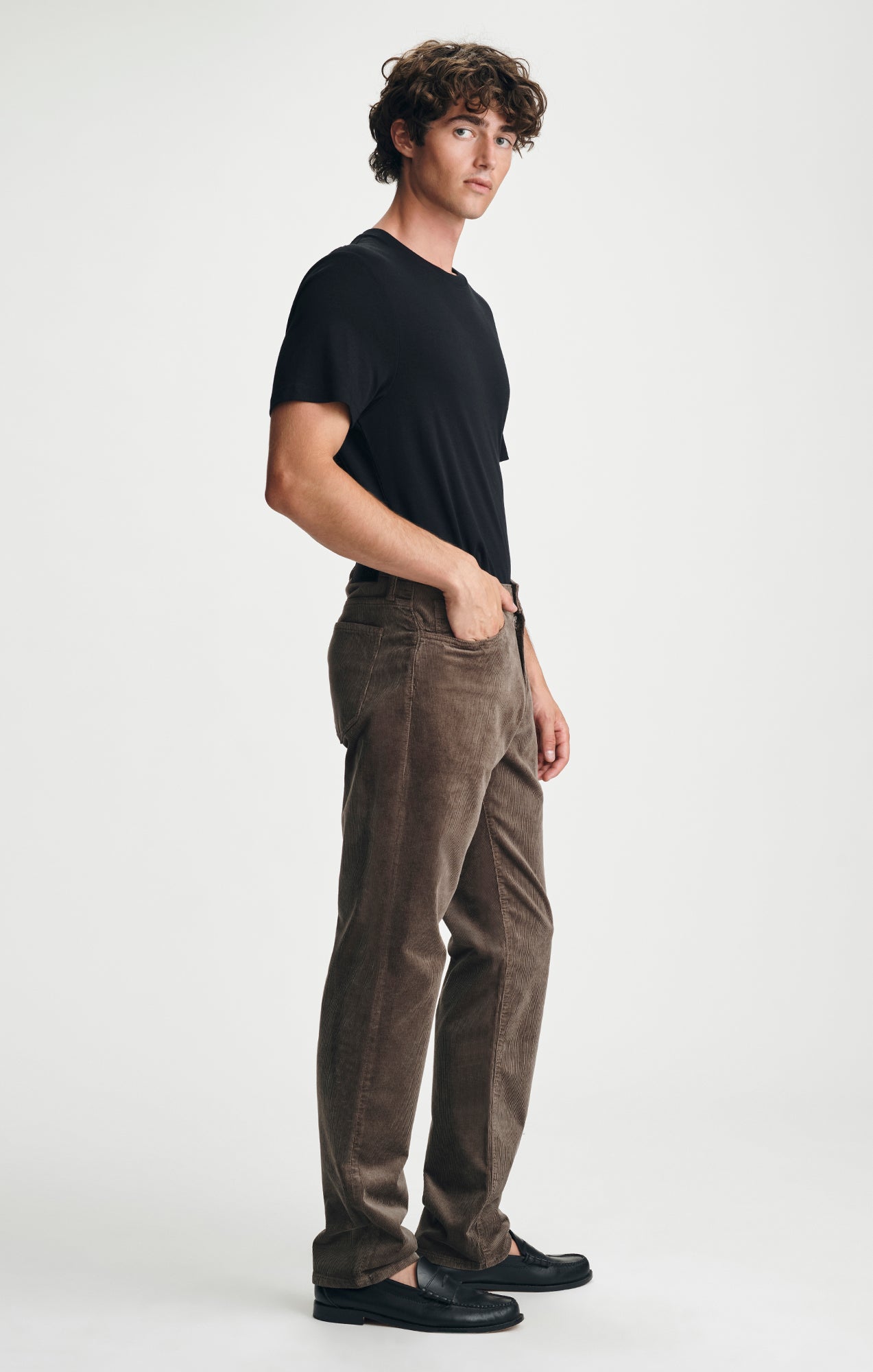 ZACH STRAIGHT LEG IN ACORN CORD - Mavi Jeans
