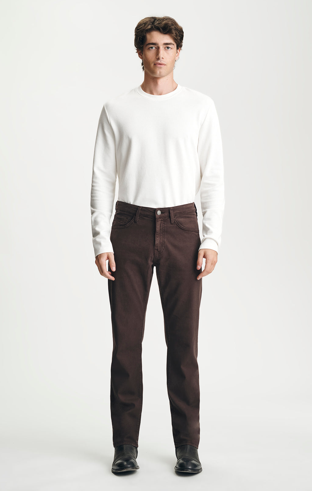 ZACH STRAIGHT LEG IN BITTER LUXE TWILL