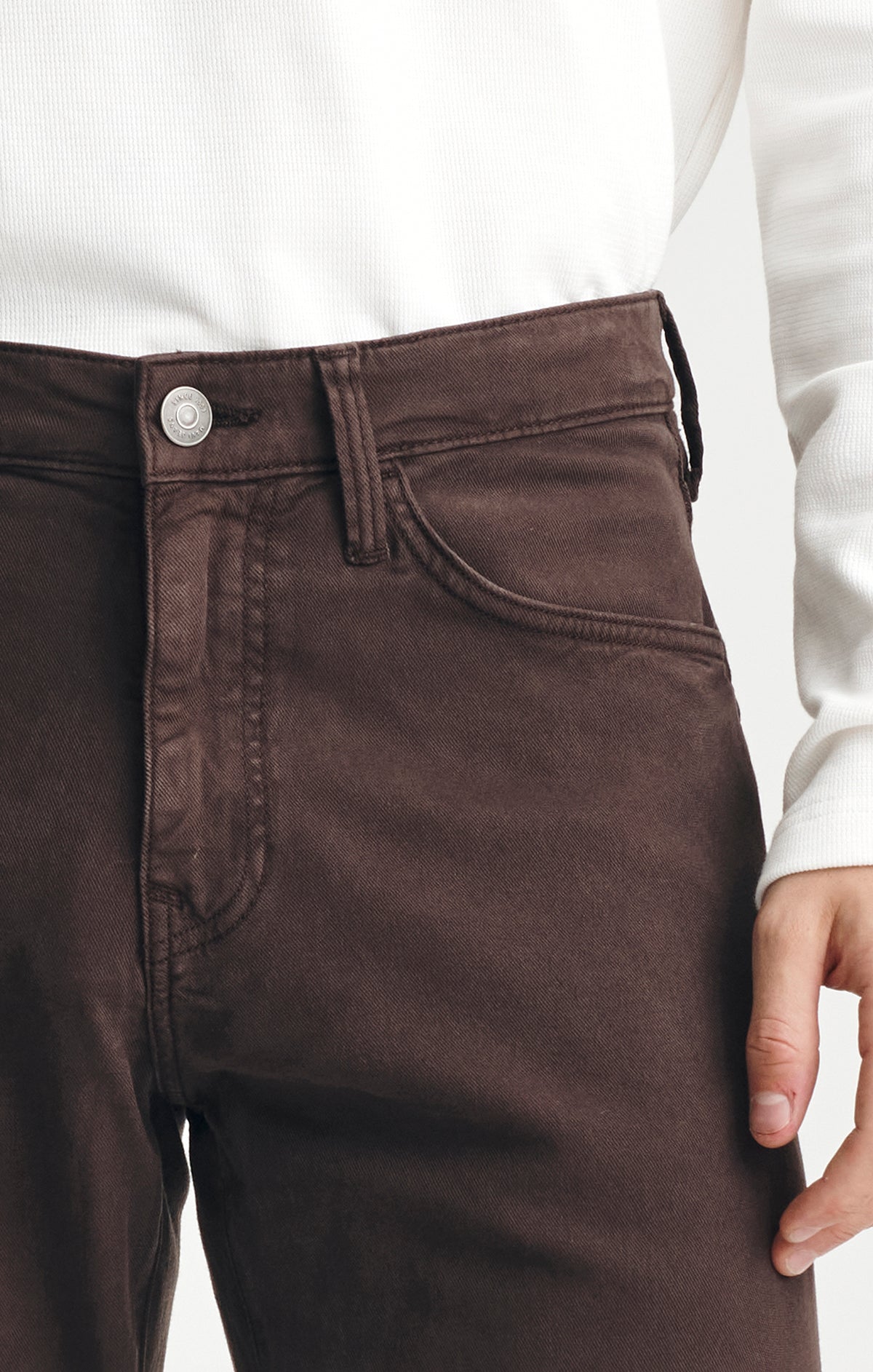 ZACH STRAIGHT LEG IN BITTER LUXE TWILL