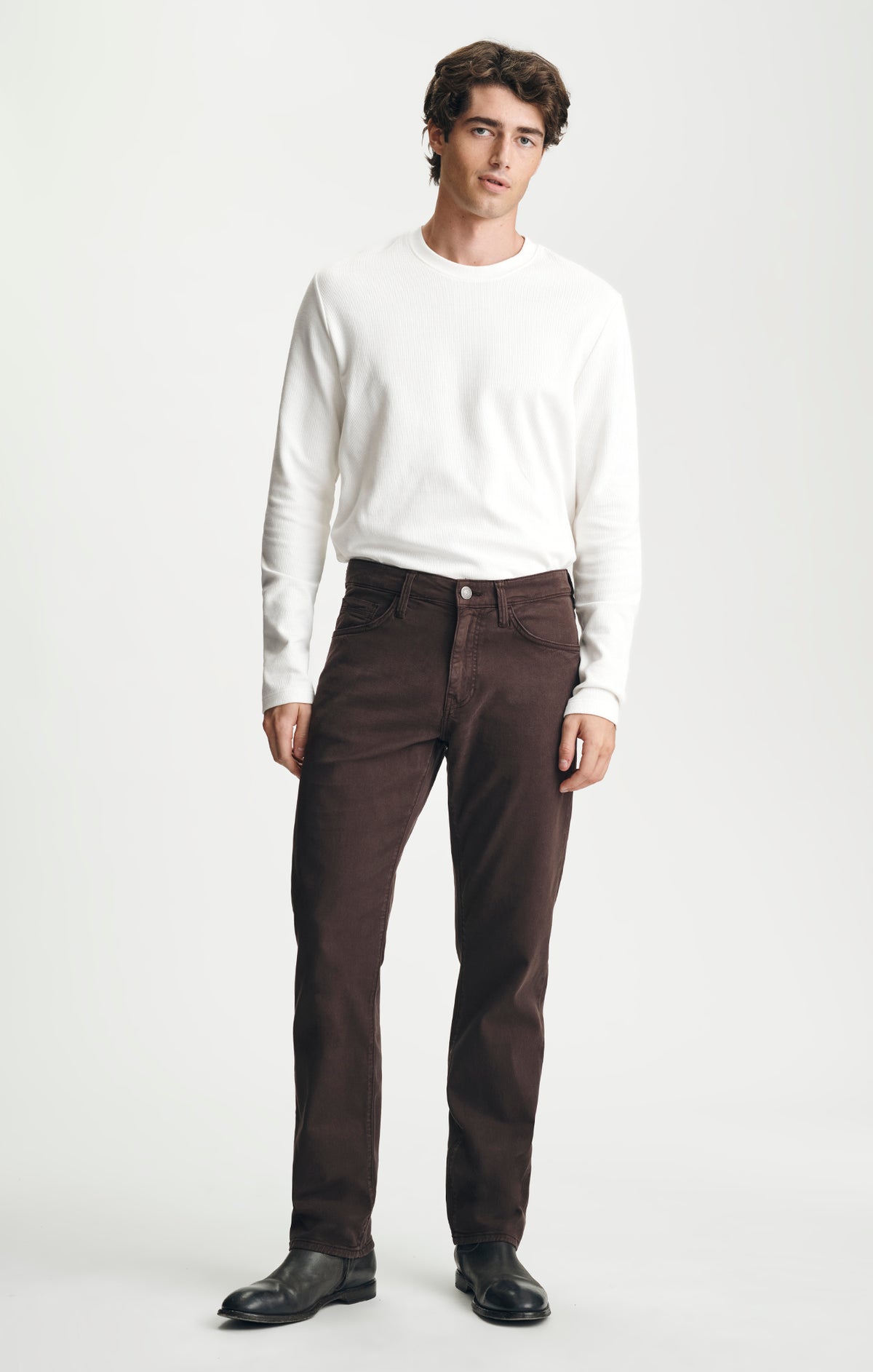 ZACH STRAIGHT LEG IN BITTER LUXE TWILL