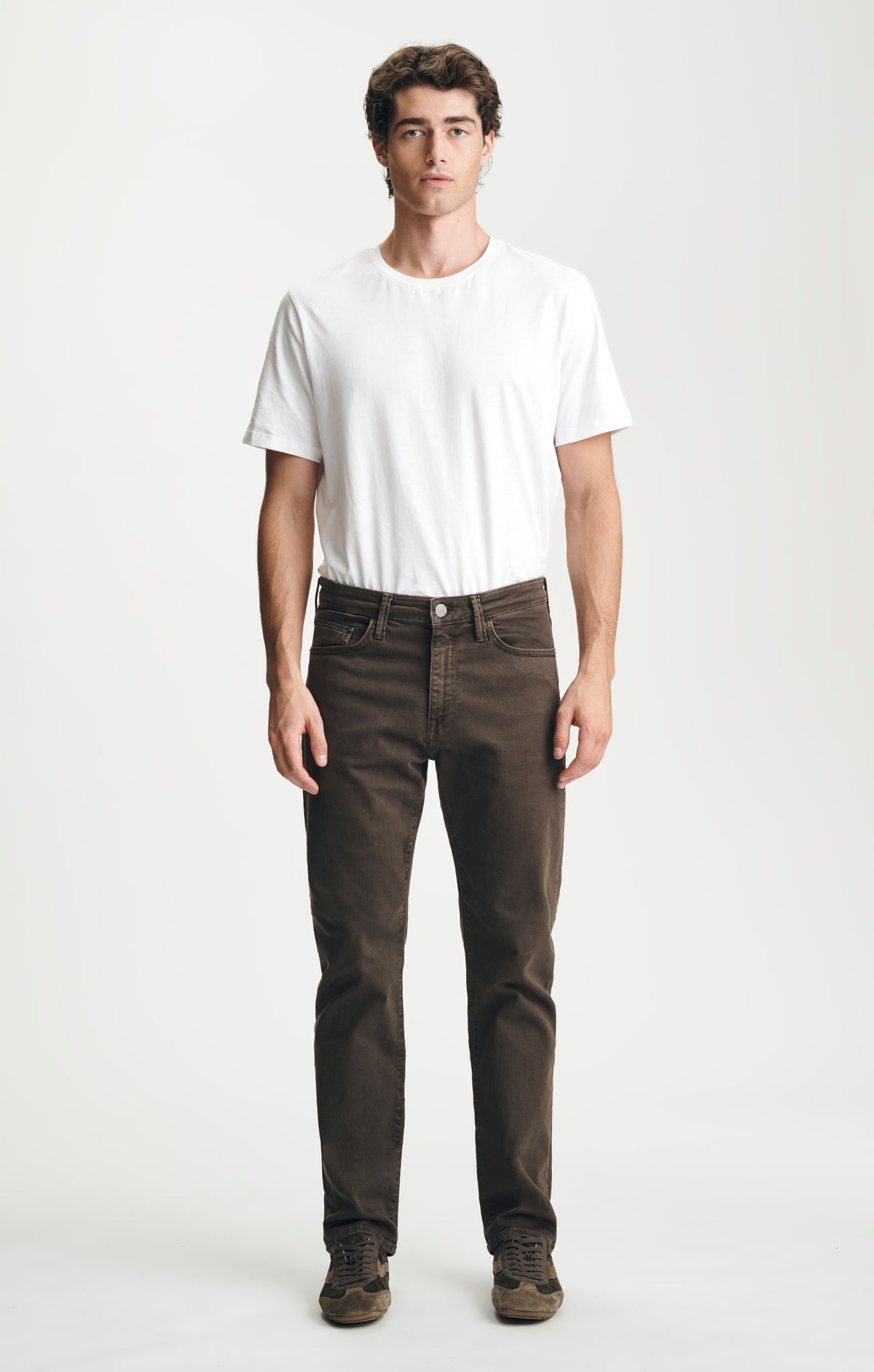 ZACH STRAIGHT LEG IN BROWN DENIM - Mavi Jeans