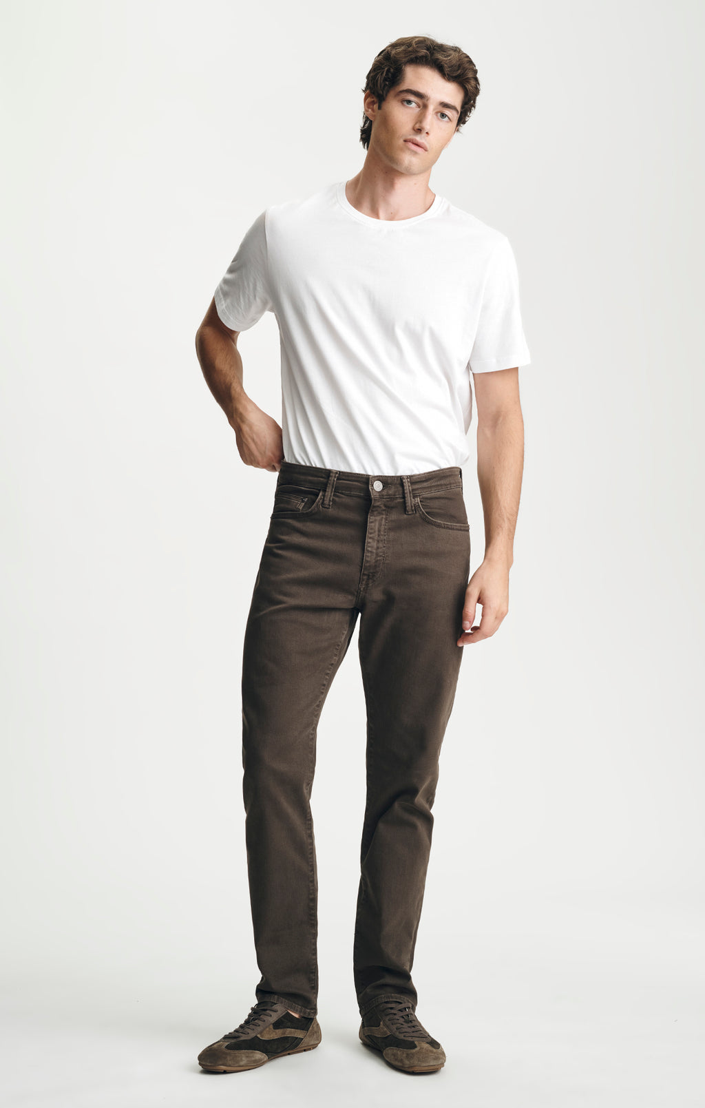ZACH STRAIGHT LEG IN BROWN DENIM - Mavi Jeans