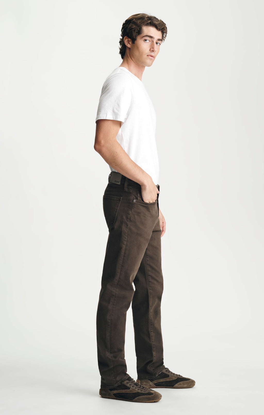 ZACH STRAIGHT LEG IN BROWN DENIM - Mavi Jeans