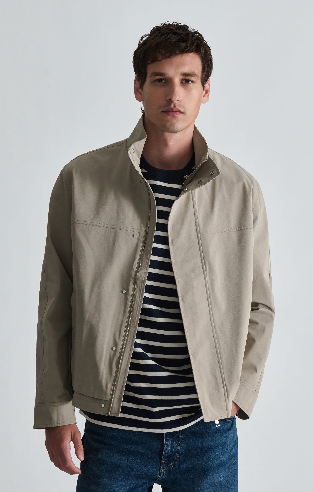Mavi Men's Utility-Style Bomber Jacket in Winter Twig – Mavi Jeans
